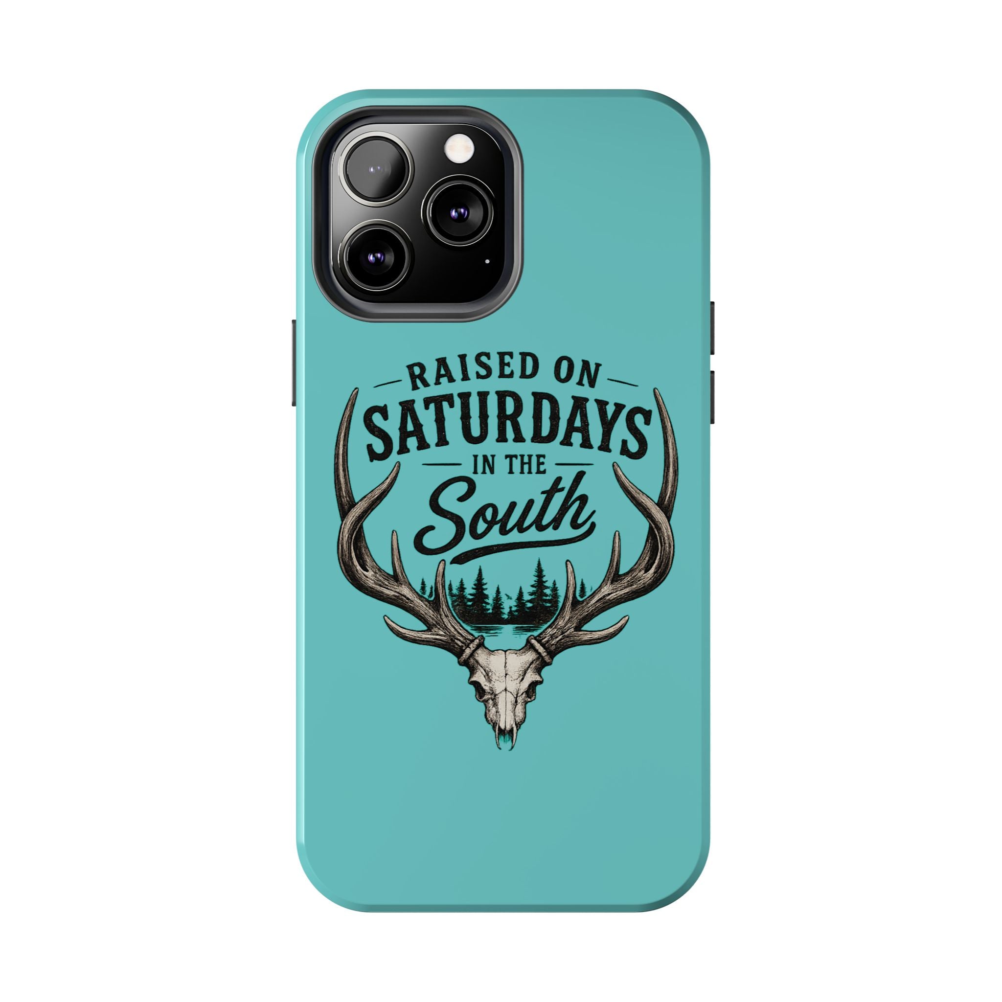 The Spreads Runs Deep In The Woods Phone Case-(blue)