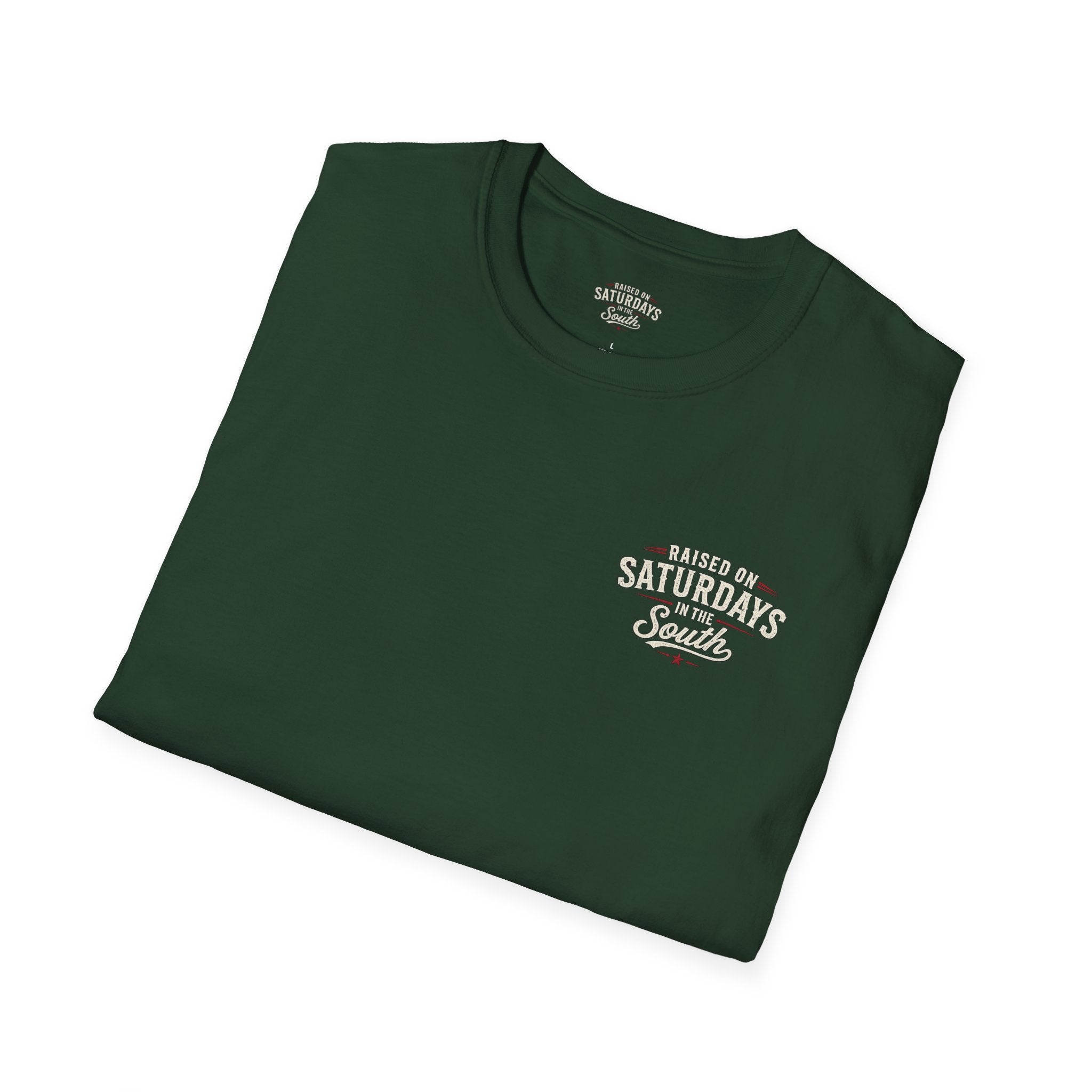 Raised On Saturdays In The South Vintage T-Shirt-Girl Dad Hunting Buddies