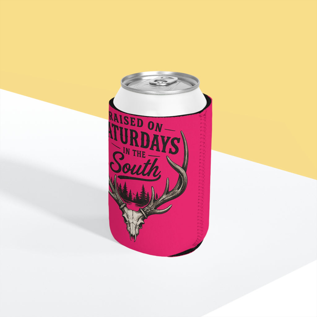 Raised On Saturdays In The South Can Cooler-The Spread Runs Deep In The Woods-(pink)