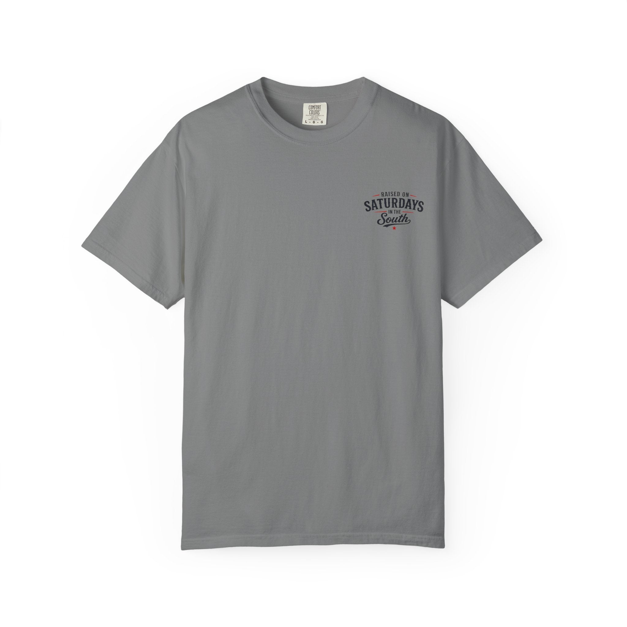 Raised on Saturdays T-Shirt — Boy Dad Fishing Buddies