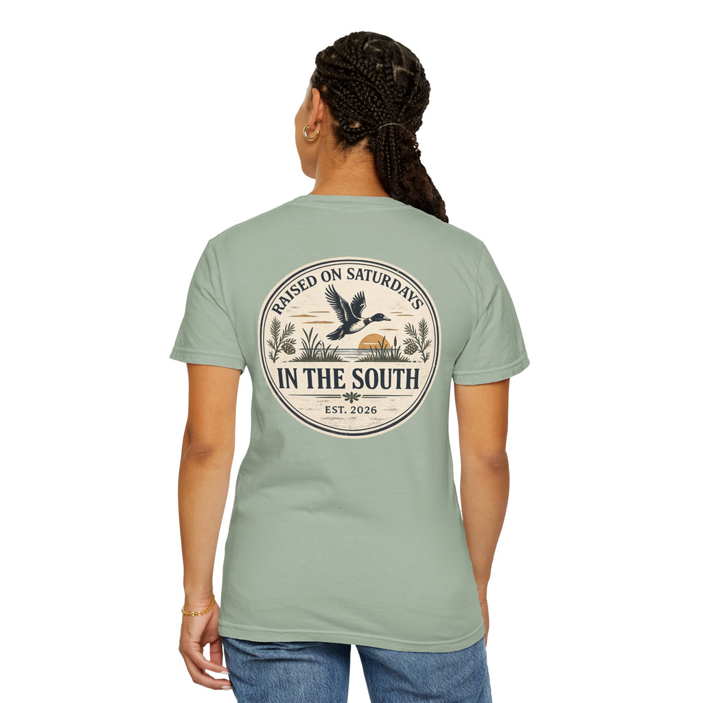 Raised On Saturdays In The South Classic T-Shirt - Duck Season