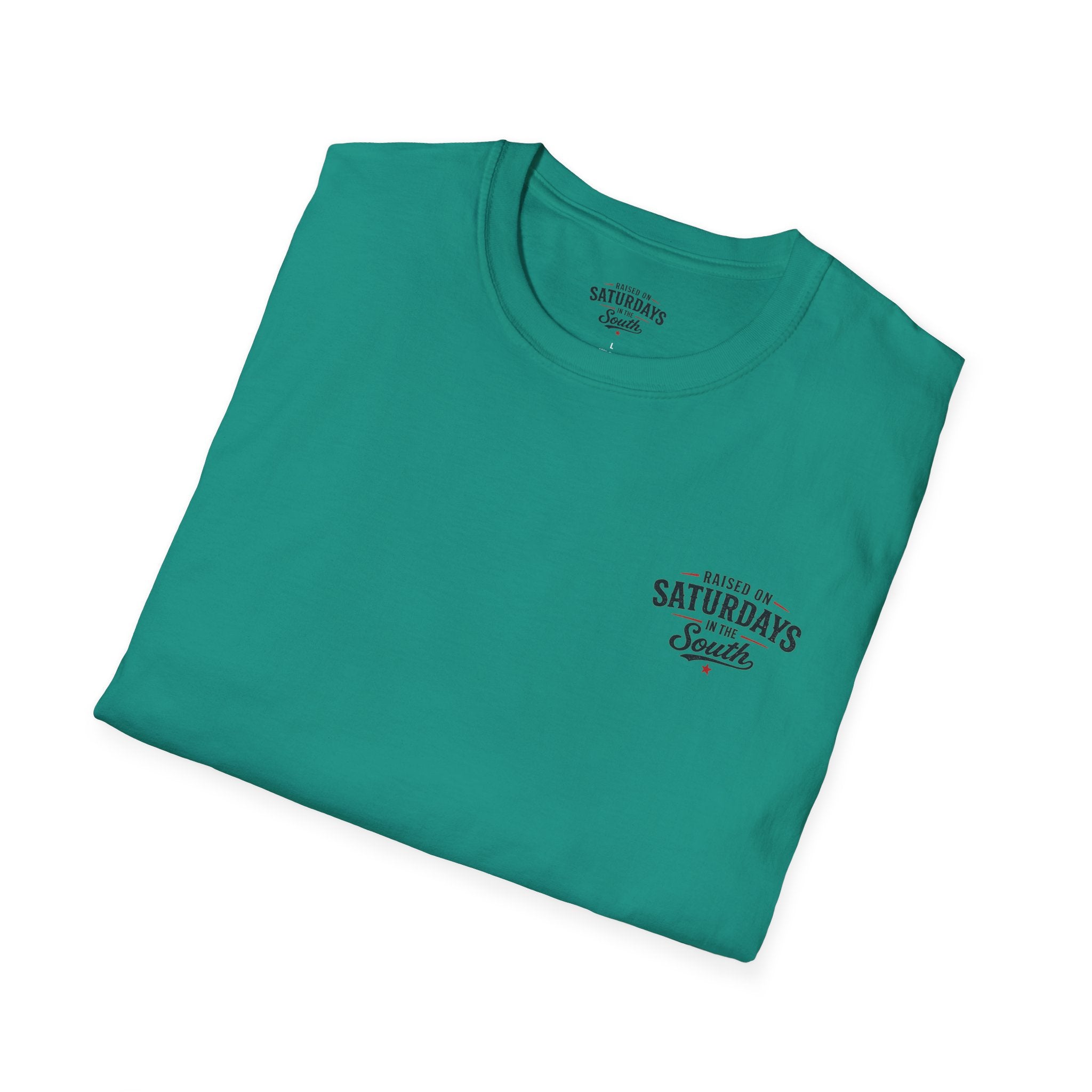 Raised On Saturdays In The South Vintage T-Shirt-Girl Dad Fishing Buddy-Father's Day Collection