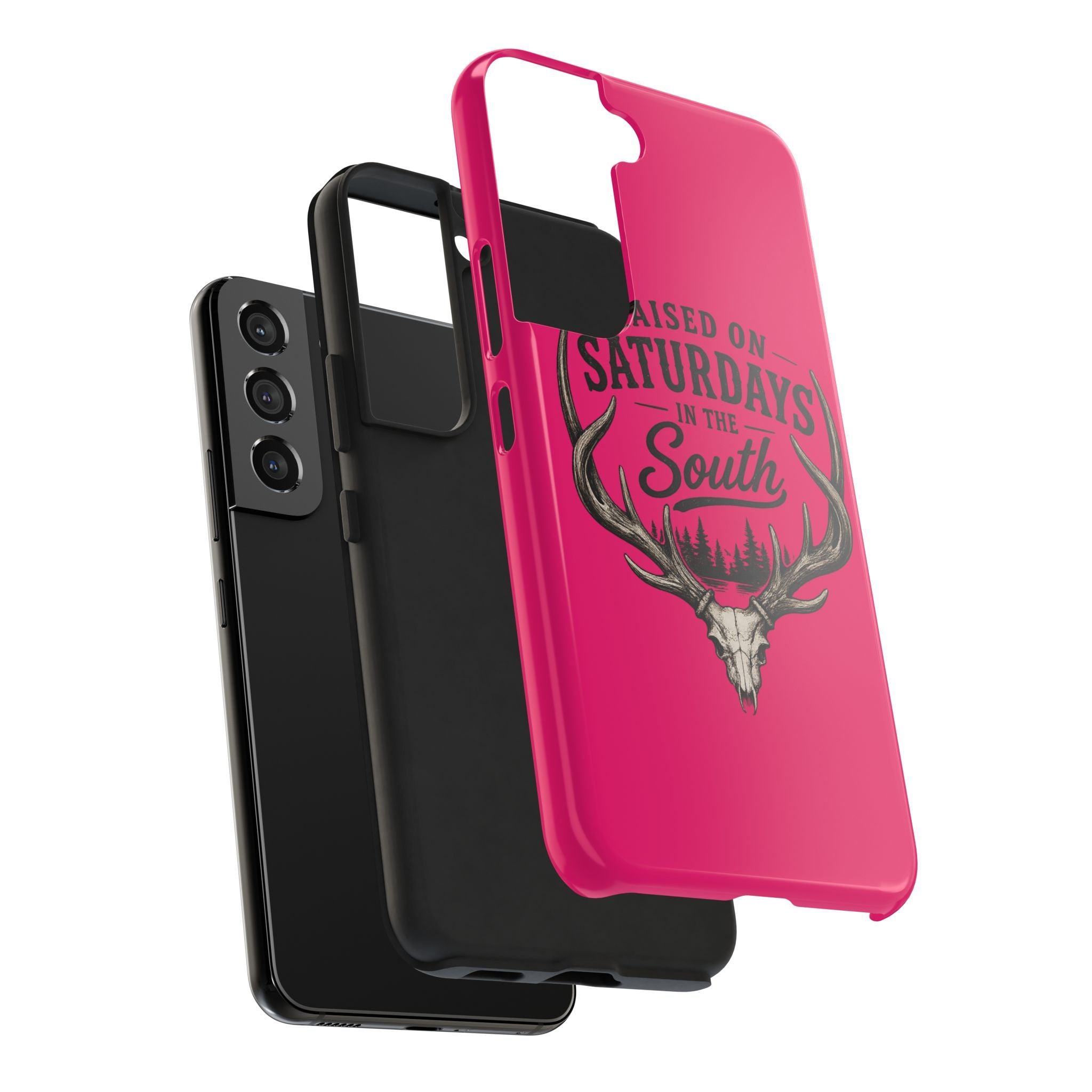 The Spreads Runs Deep In The Woods Phone Case-(pink)