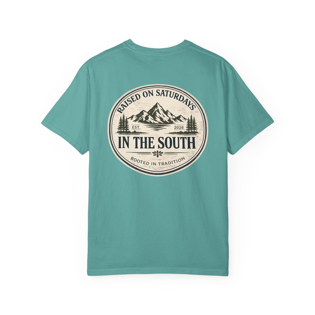 Raised On Saturdays In The South Classic T-Shirt-Mountain Seasons