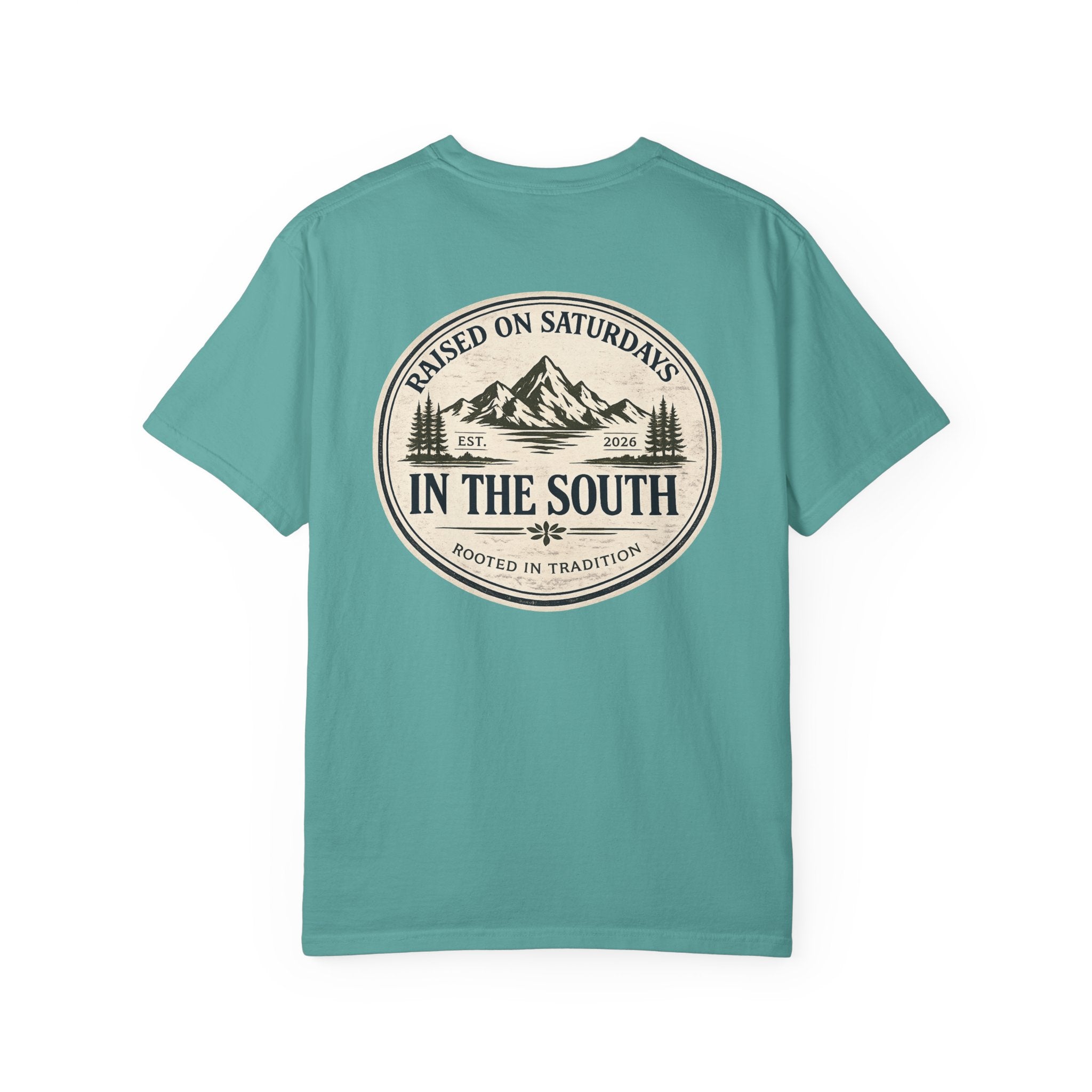 Raised On Saturdays In The South Classic T-Shirt-Mountain Seasons