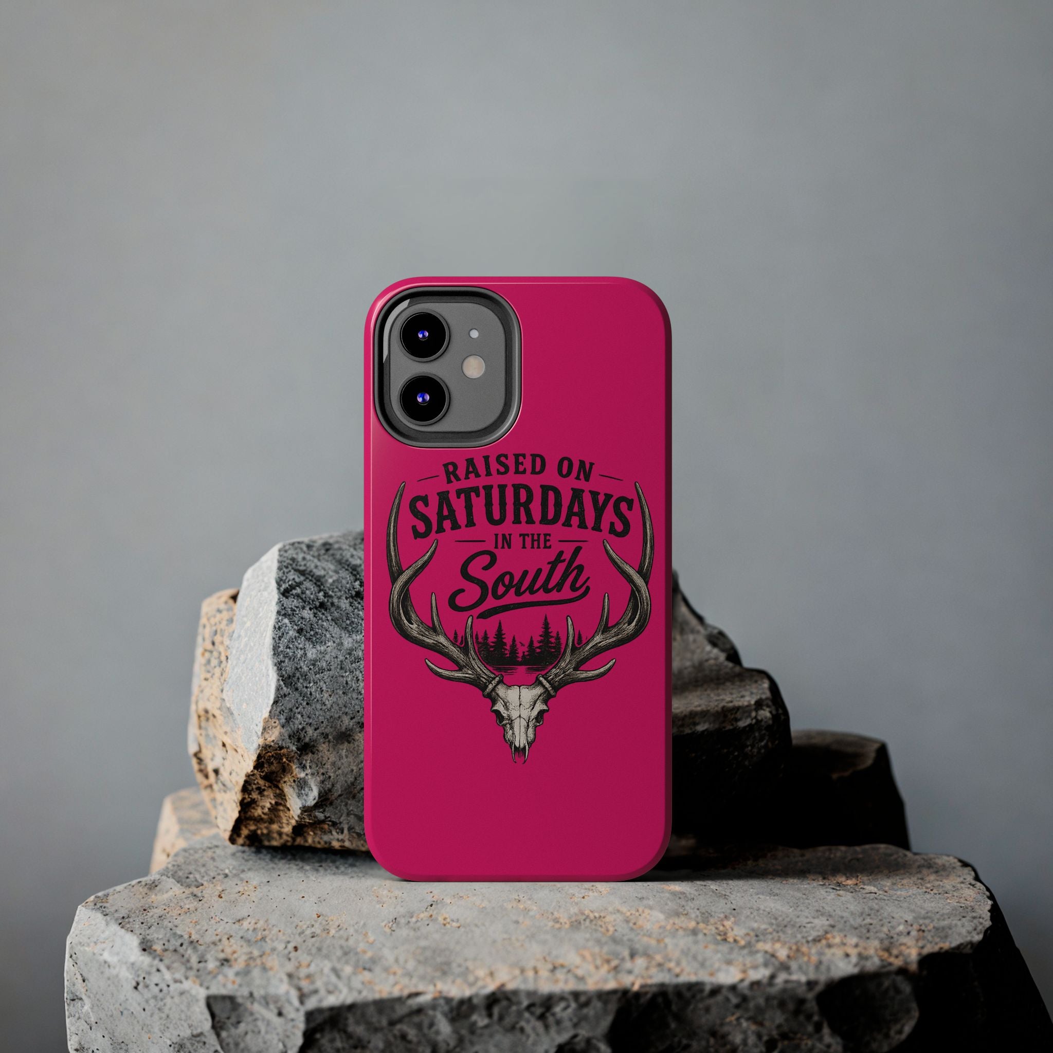 The Spreads Runs Deep In The Woods Phone Case-(pink)