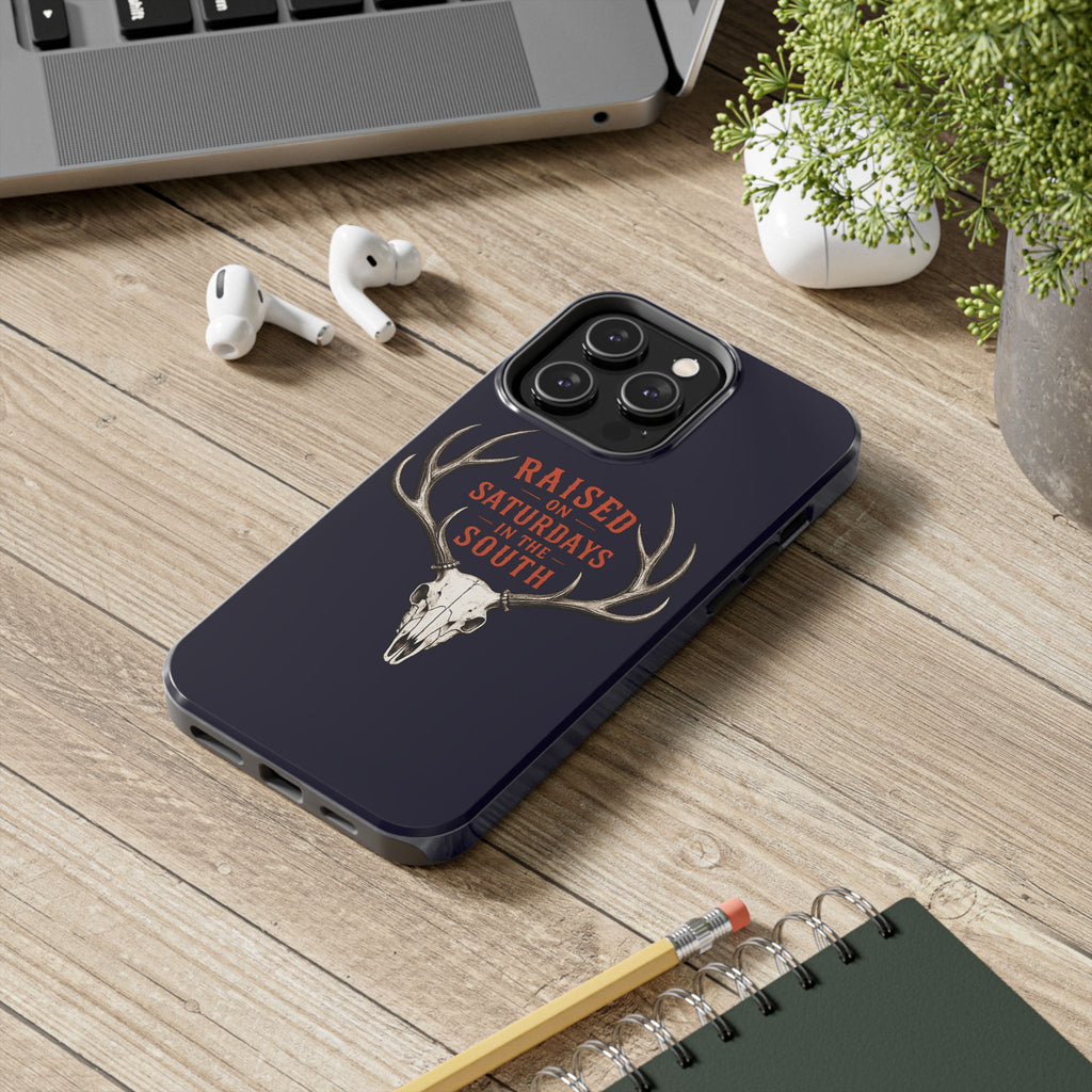 The Spreads Runs Deep In The Woods Phone Case-(blue)