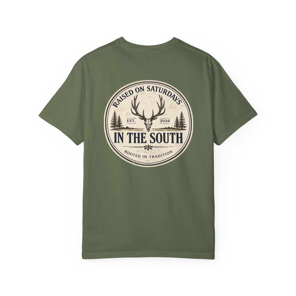 Raised On Saturdays In The South Classic T-Shirt — Deer Season