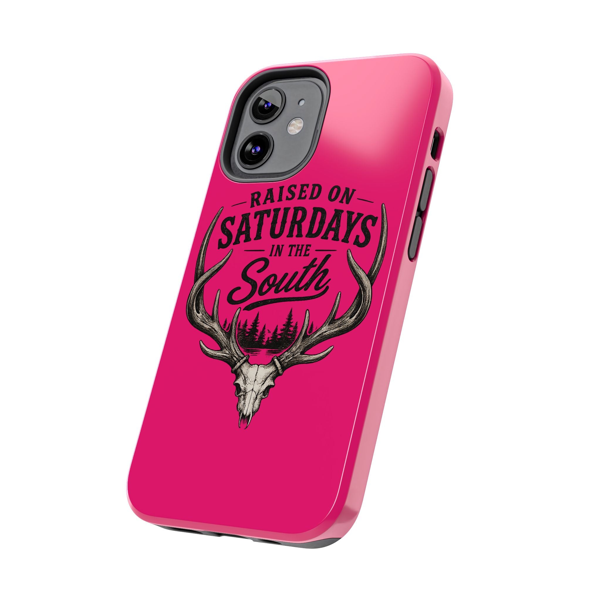 The Spreads Runs Deep In The Woods Phone Case-(pink)
