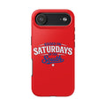 Raised On Saturdays In The South Phone Case-(red)