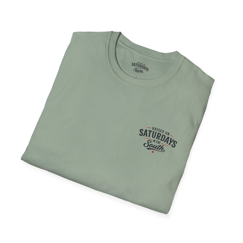 "Raised On Saturdays In The South" Vintage T-Shirt-Saturdays Are Made For Fishin