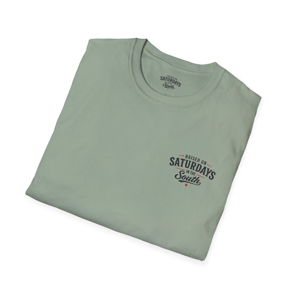 "Raised On Saturdays In The South" Vintage T-Shirt-Saturdays Are Made For Fishin