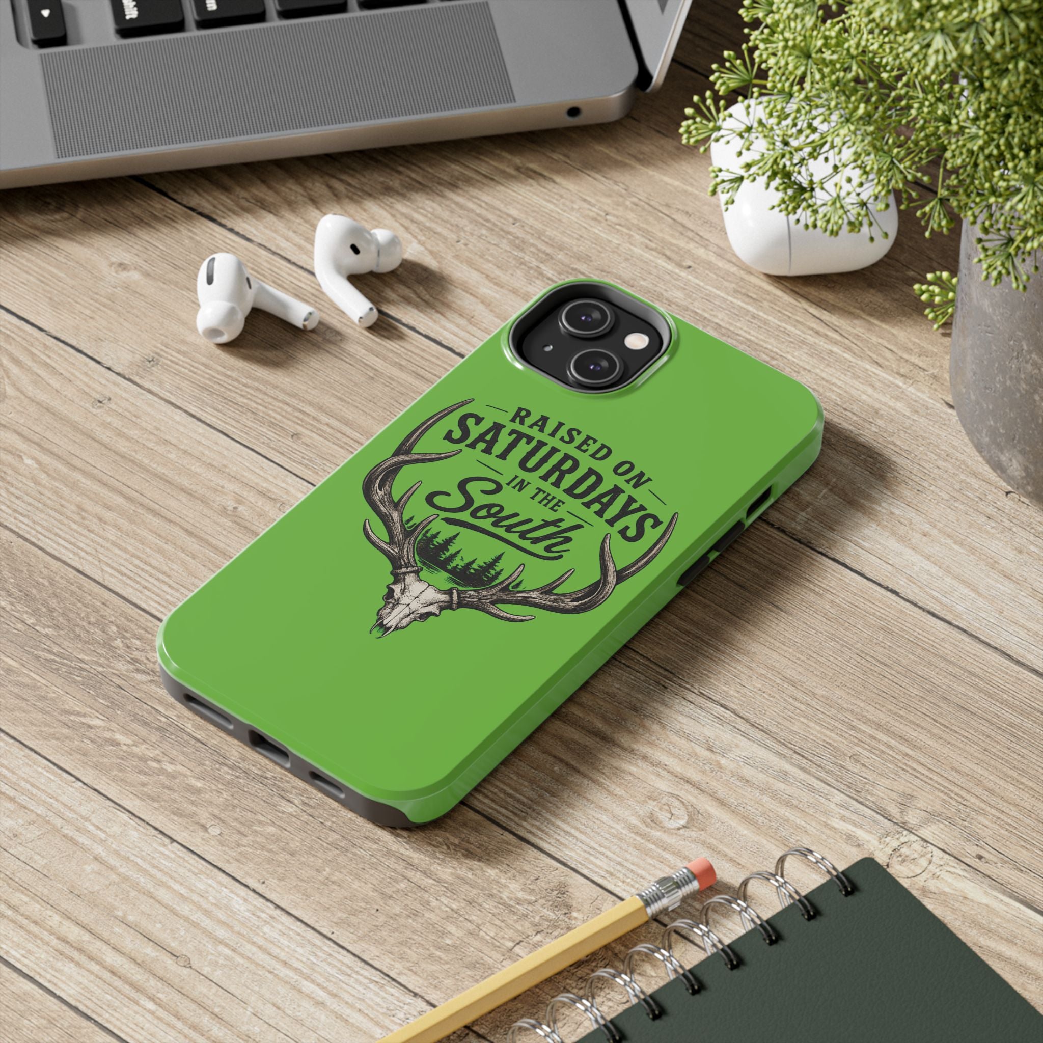The Spread Runs Deep In The Woods phone case-(green)