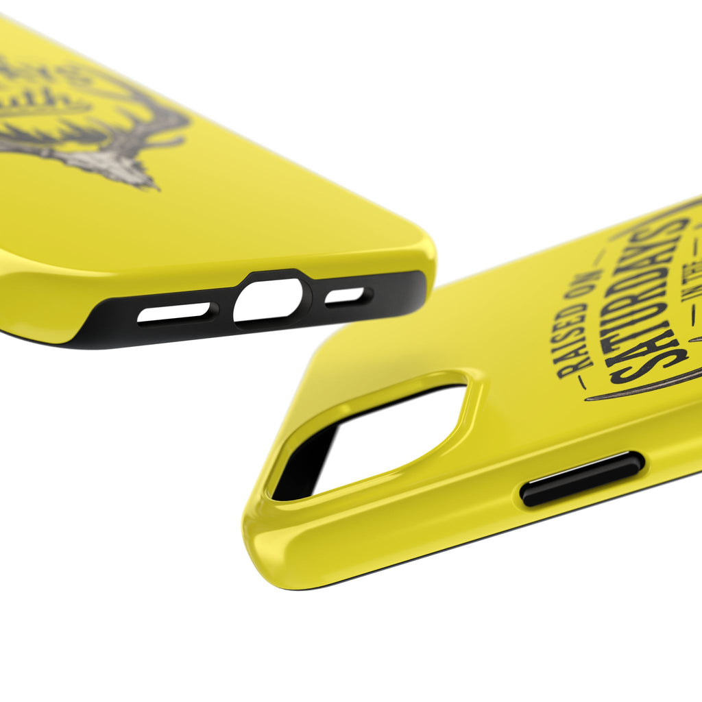 Raised On Saturdays In The South Phone Case-Spread Runs Deep In The Woods-(yellow)
