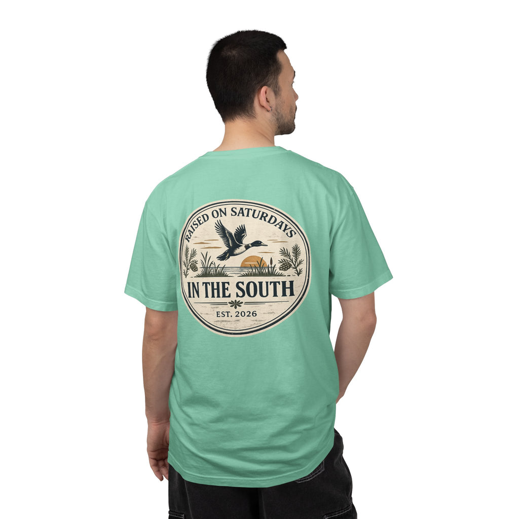 Raised On Saturdays In The South Classic T-Shirt - Duck Season