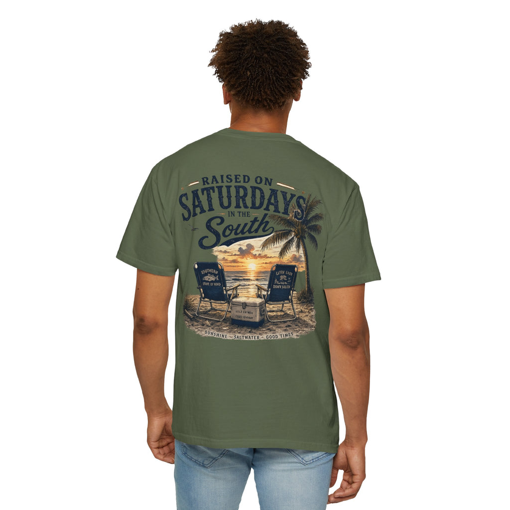 Raised On Saturdays In The South T-Shirt — Beachin It On Summer Saturdays