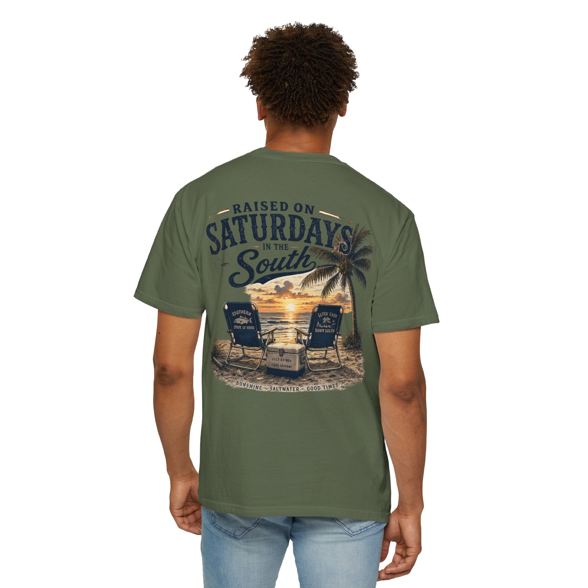 Raised On Saturdays In The South T-Shirt — Beachin It On Summer Saturdays