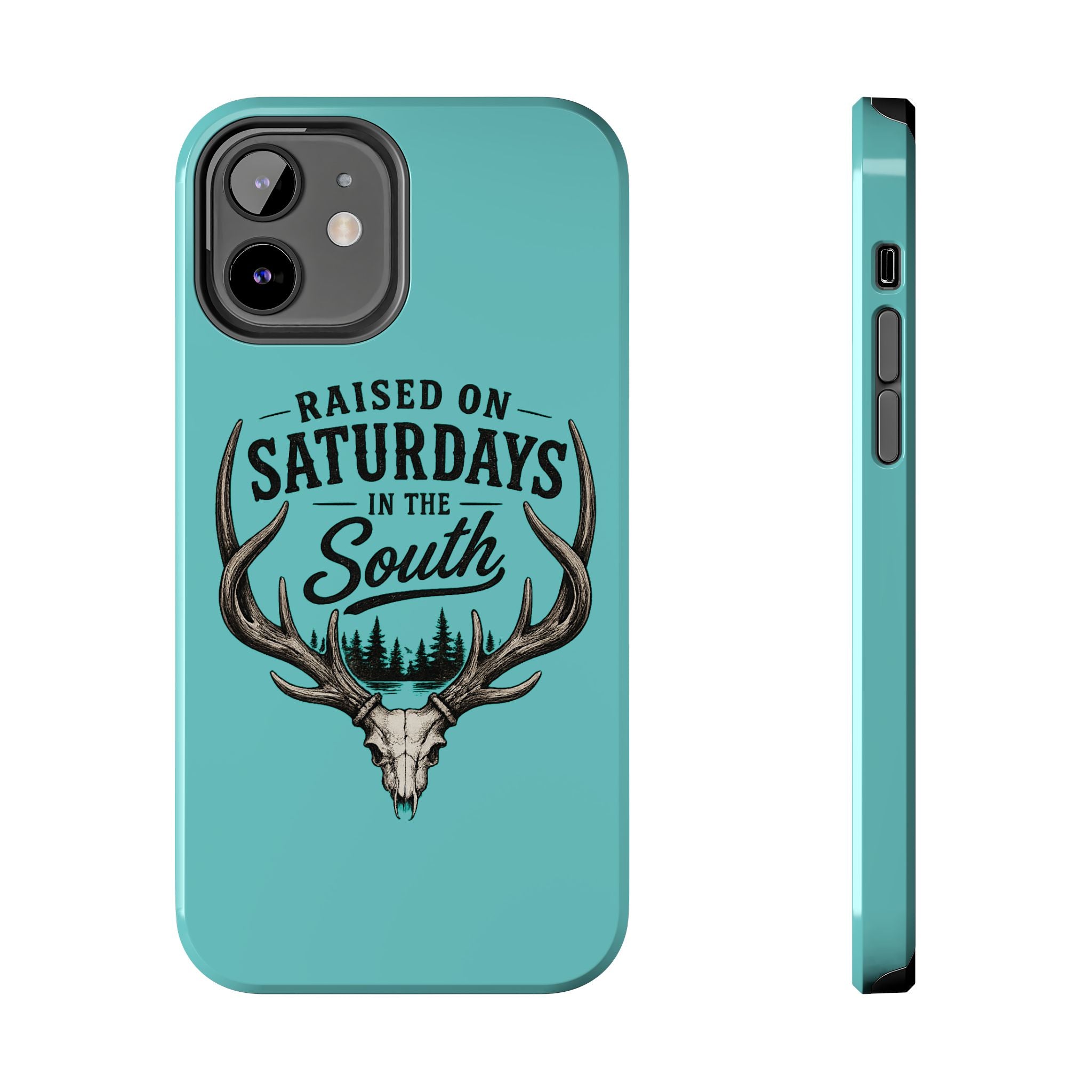 The Spreads Runs Deep In The Woods Phone Case-(blue)