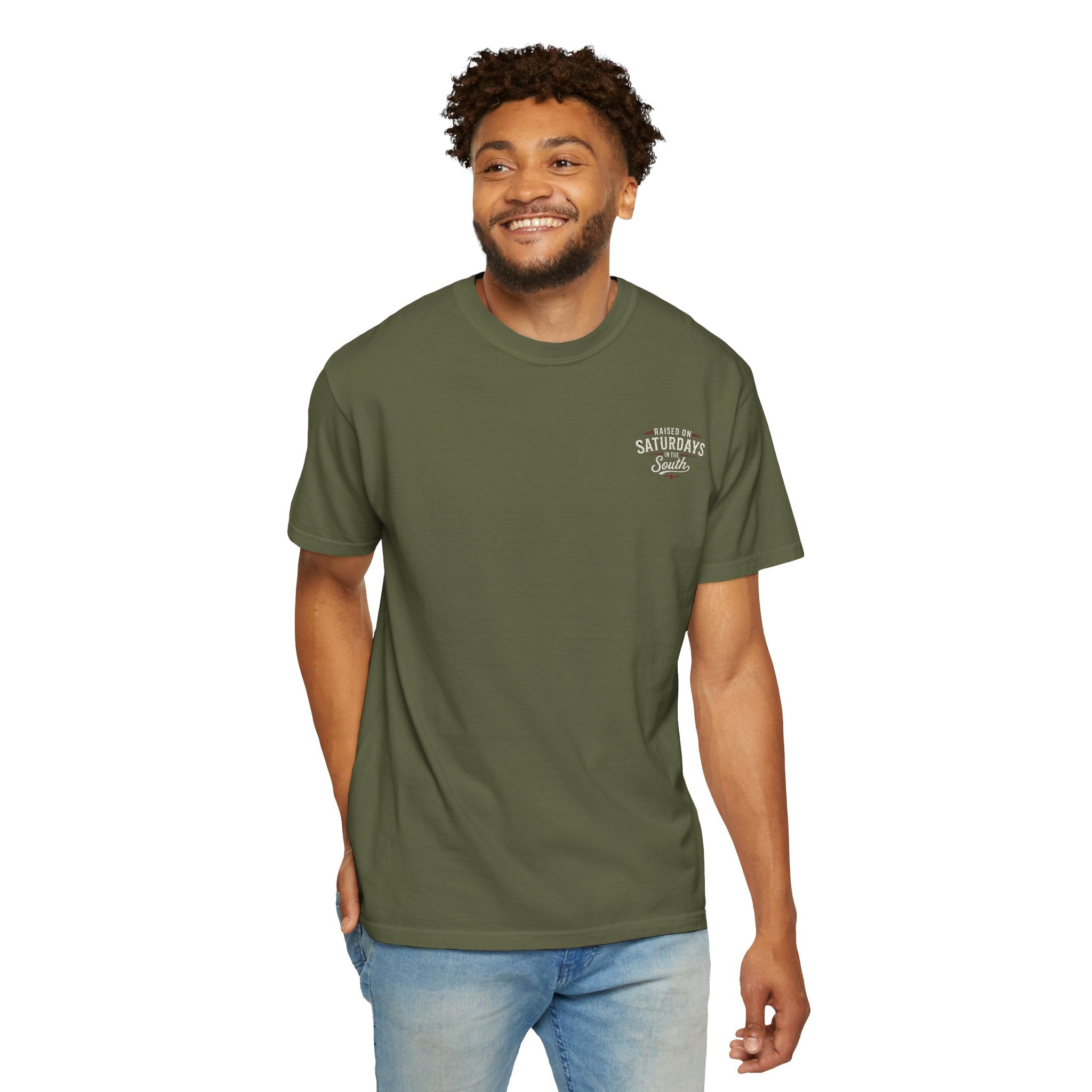 Raised On Saturdays In The South T-Shirt — Southern Freedom-4th Of July Collection