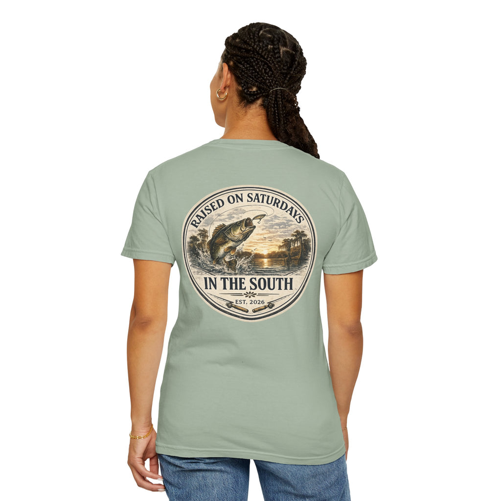 Raised On Saturdays In The South Classic T-Shirt- Fishin Season