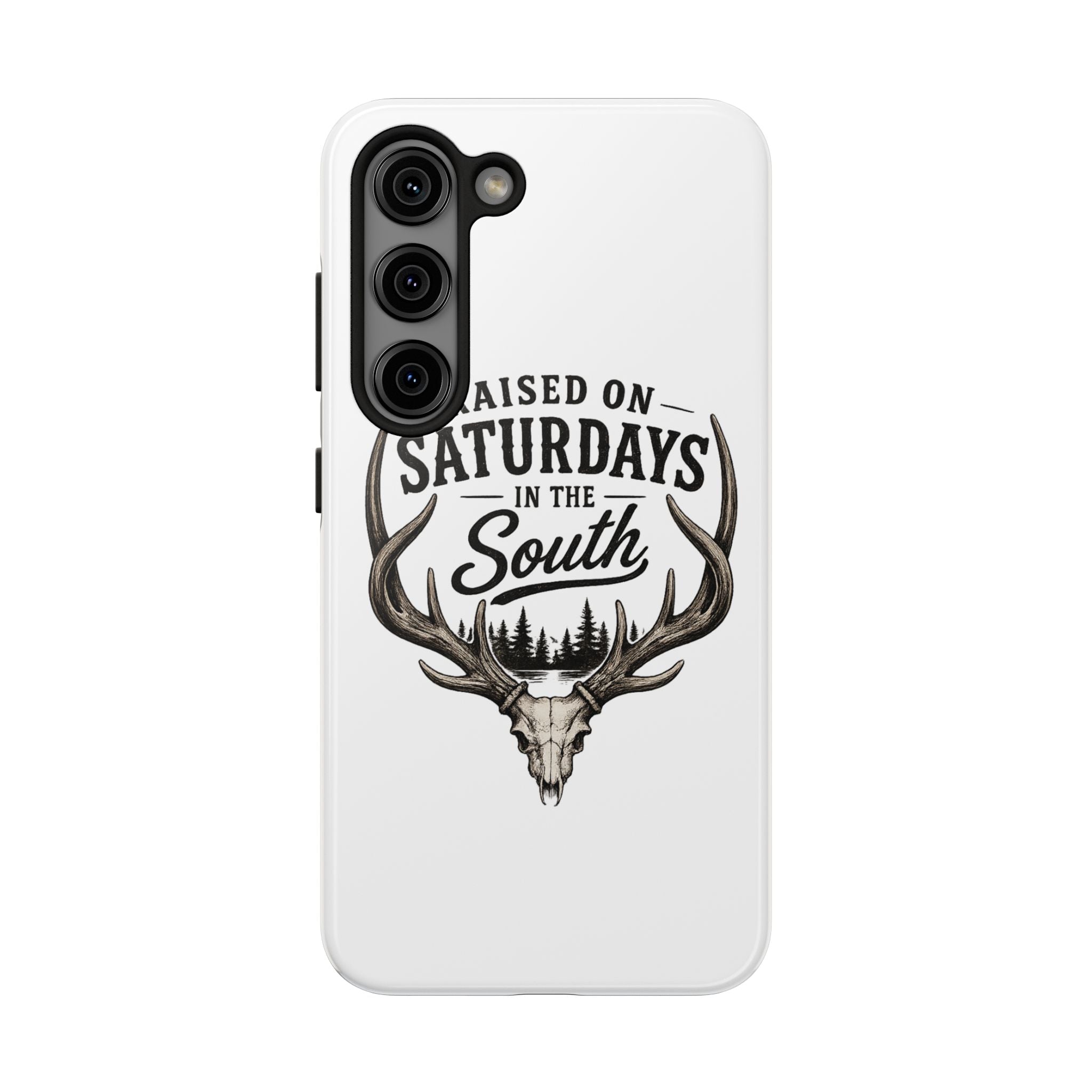 The Spreads Runs Deep In The Woods Phone Case-(white)