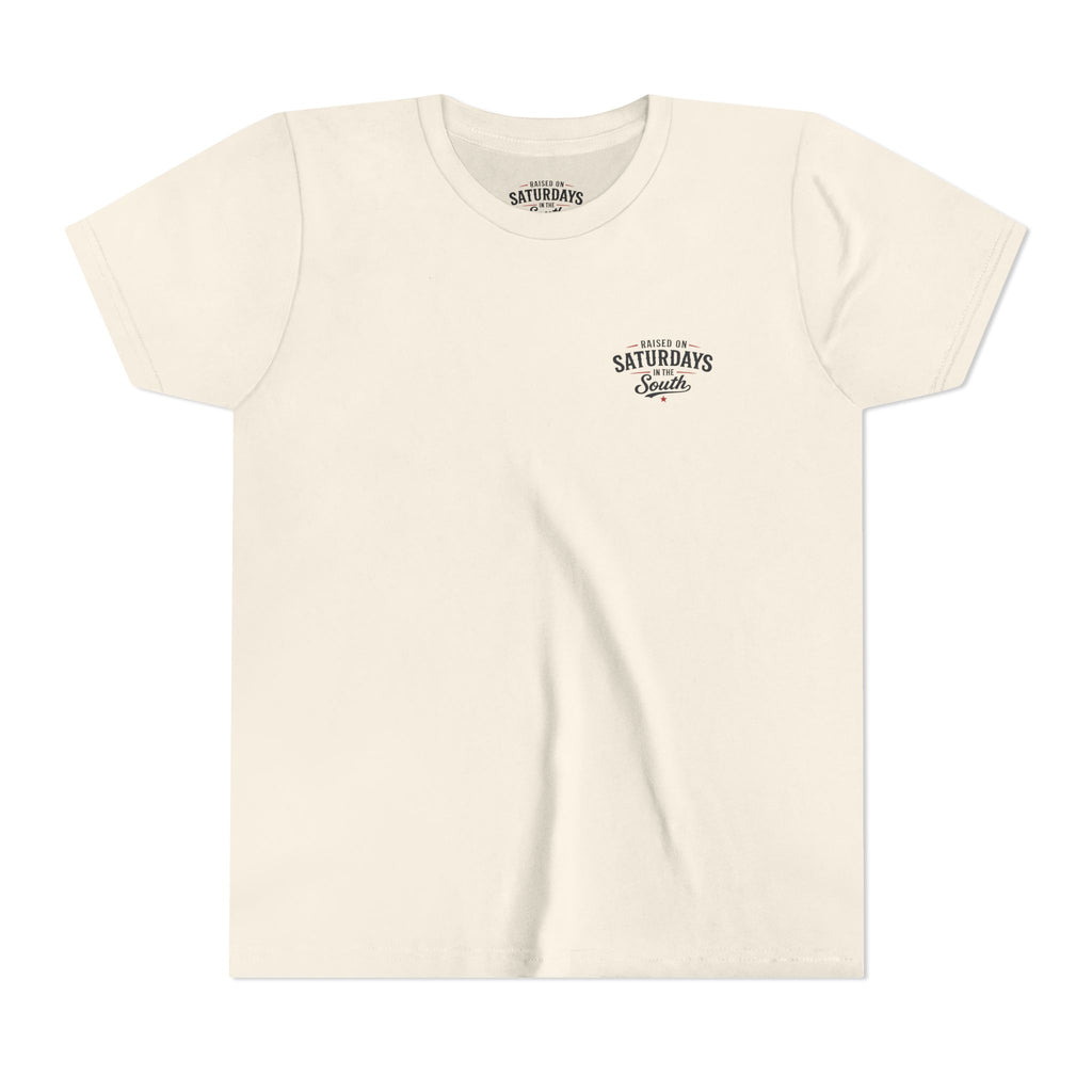 “Taught Southern Roots, Raised with Class and Cowgirl Boots” T-shirt