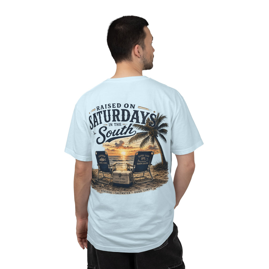 Raised On Saturdays In The South T-Shirt — Beachin It On Summer Saturdays