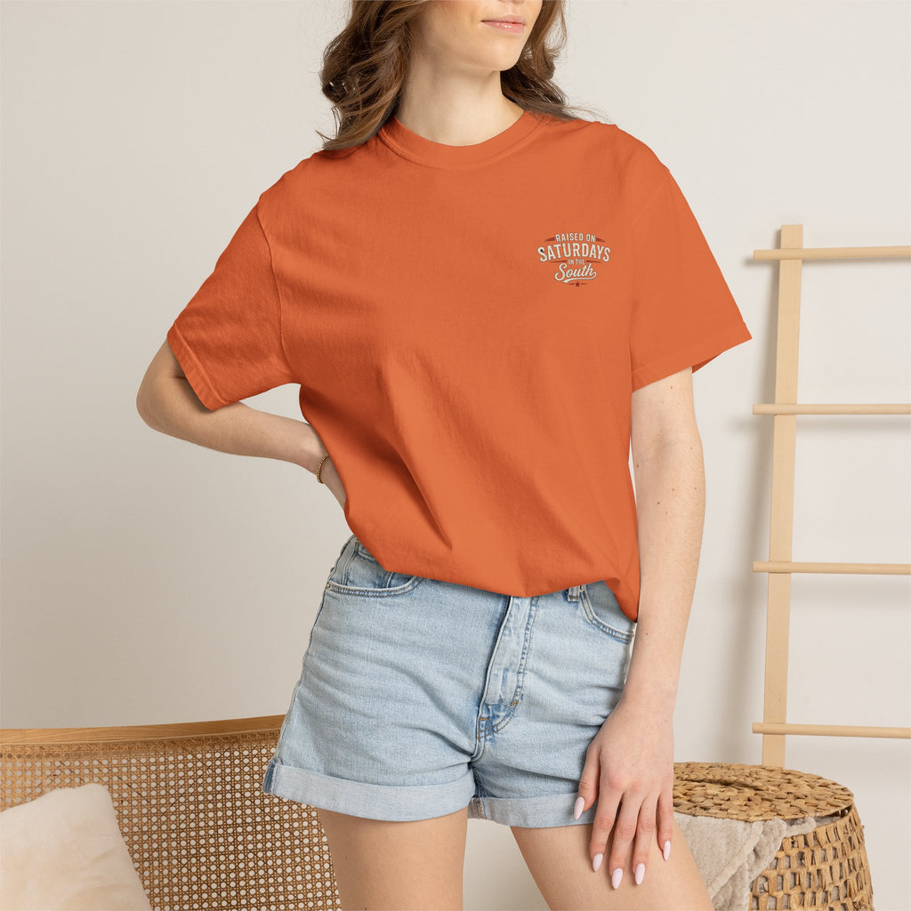 Raised On Saturdays In The South T-Shirt — Girl Dad Hunting Buddies