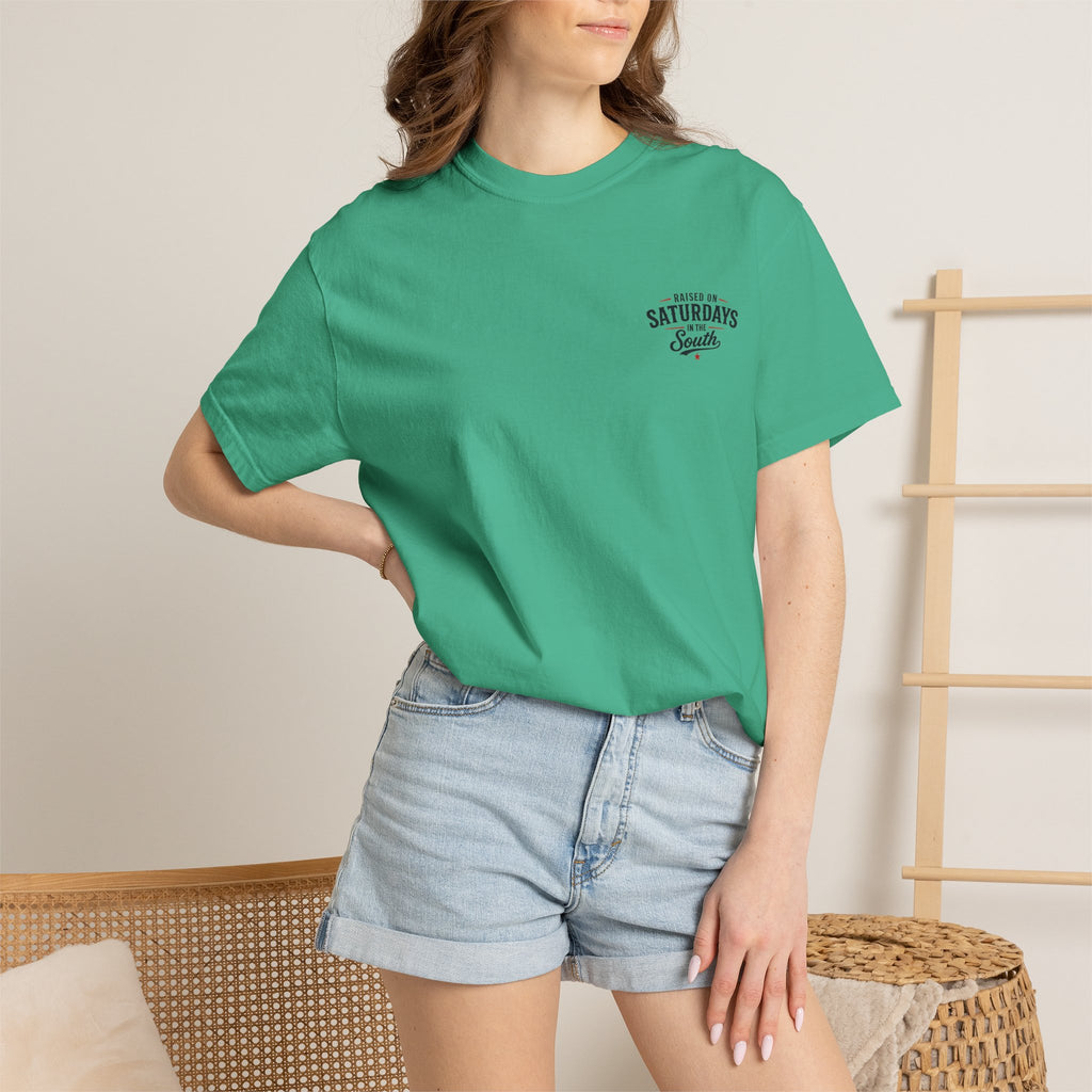 Raised On Saturdays In The South T-Shirt — Saturdays Are Made For Fishin