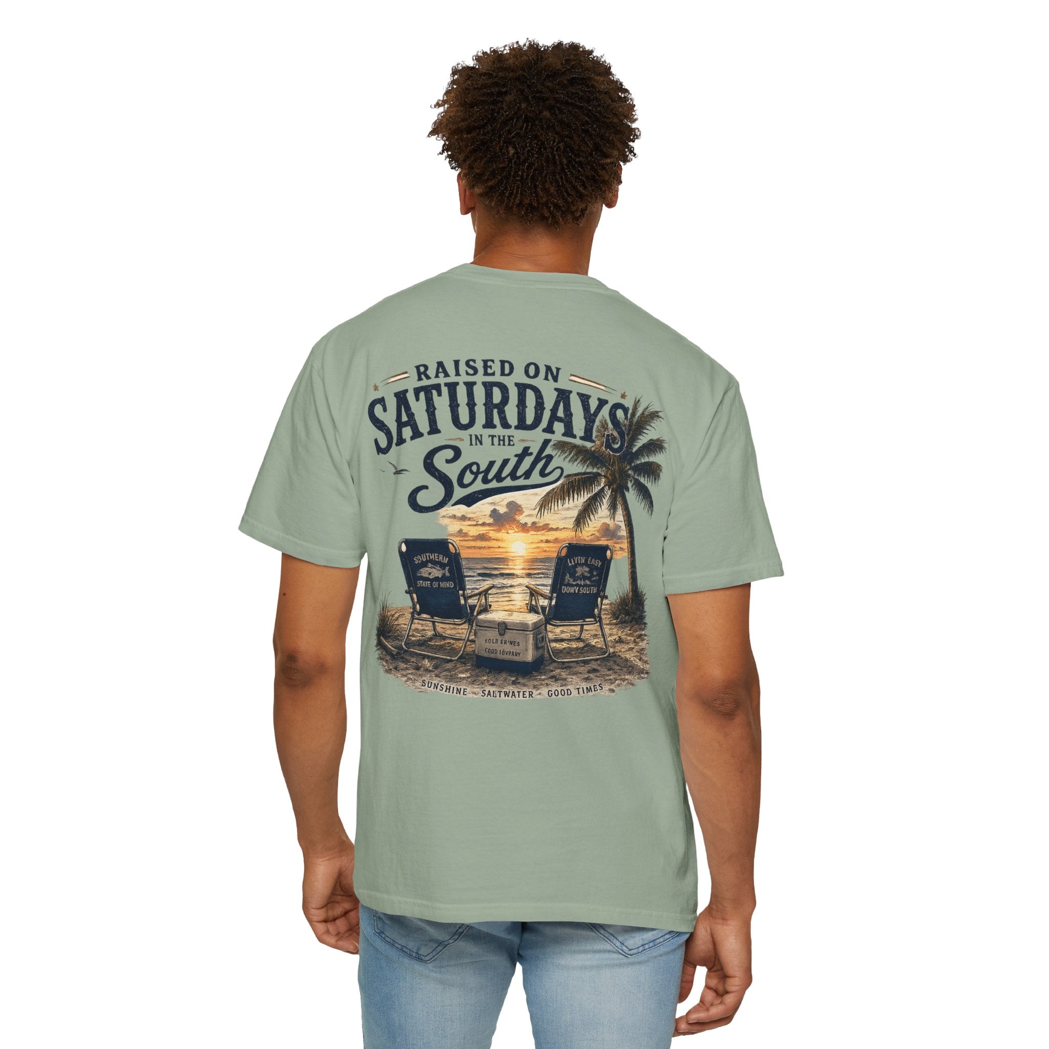 Raised On Saturdays In The South T-Shirt — Beachin It On Summer Saturdays