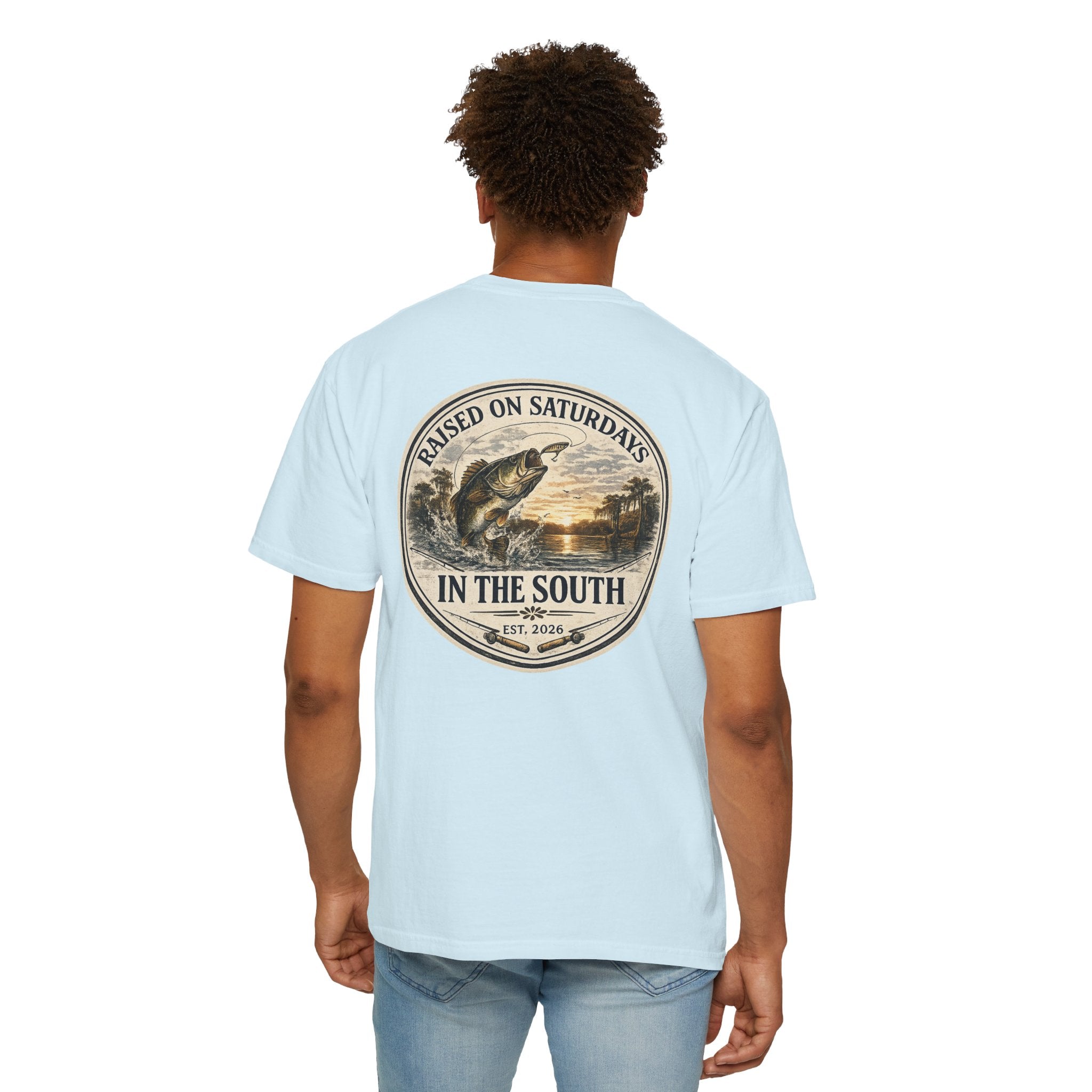 Raised On Saturdays In The South Classic T-Shirt- Fishin Season