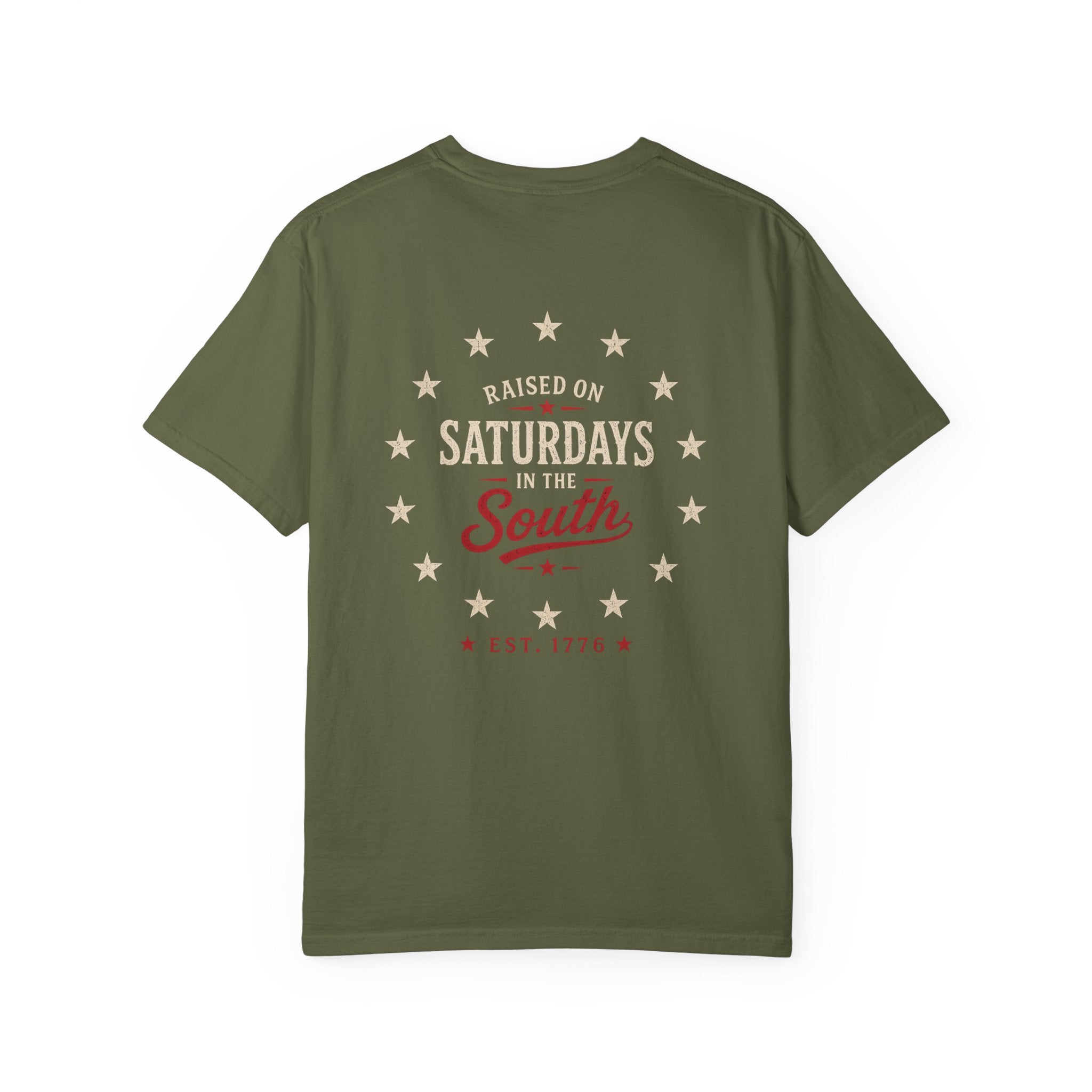 Raised On Saturdays In The South T-Shirt — Southern Freedom-4th Of July Collection