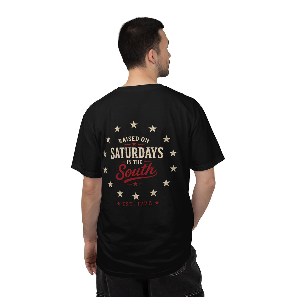 Raised On Saturdays In The South T-Shirt — Southern Freedom-4th Of July Collection
