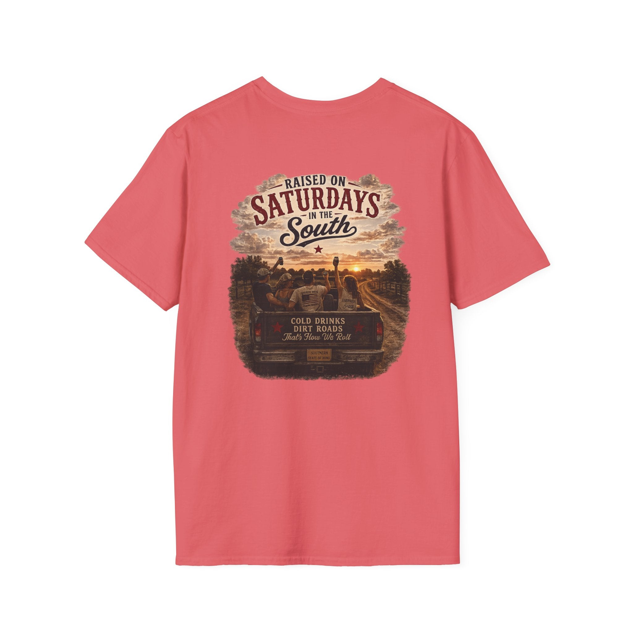 Raised On Saturdays In The South Vintage T-Shirt- Good Riding Buddies