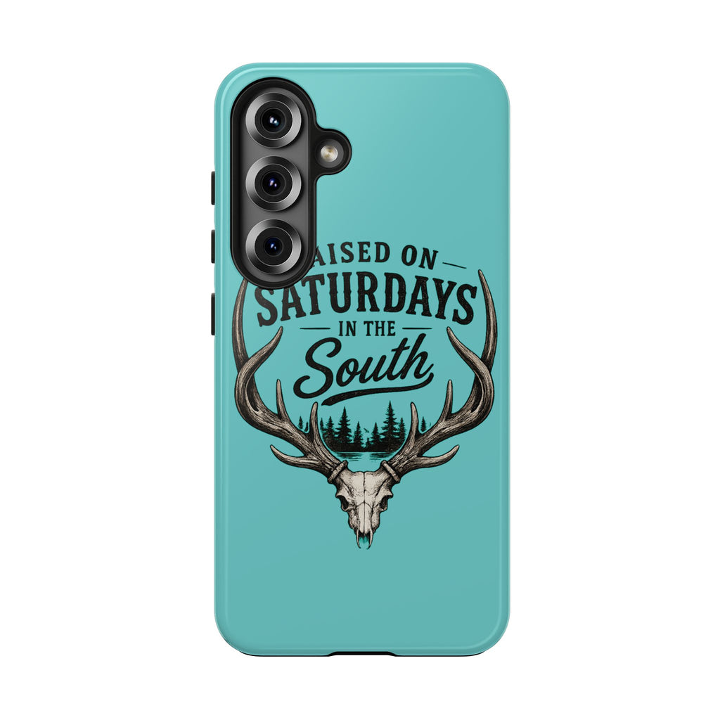 The Spreads Runs Deep In The Woods Phone Case-(blue)