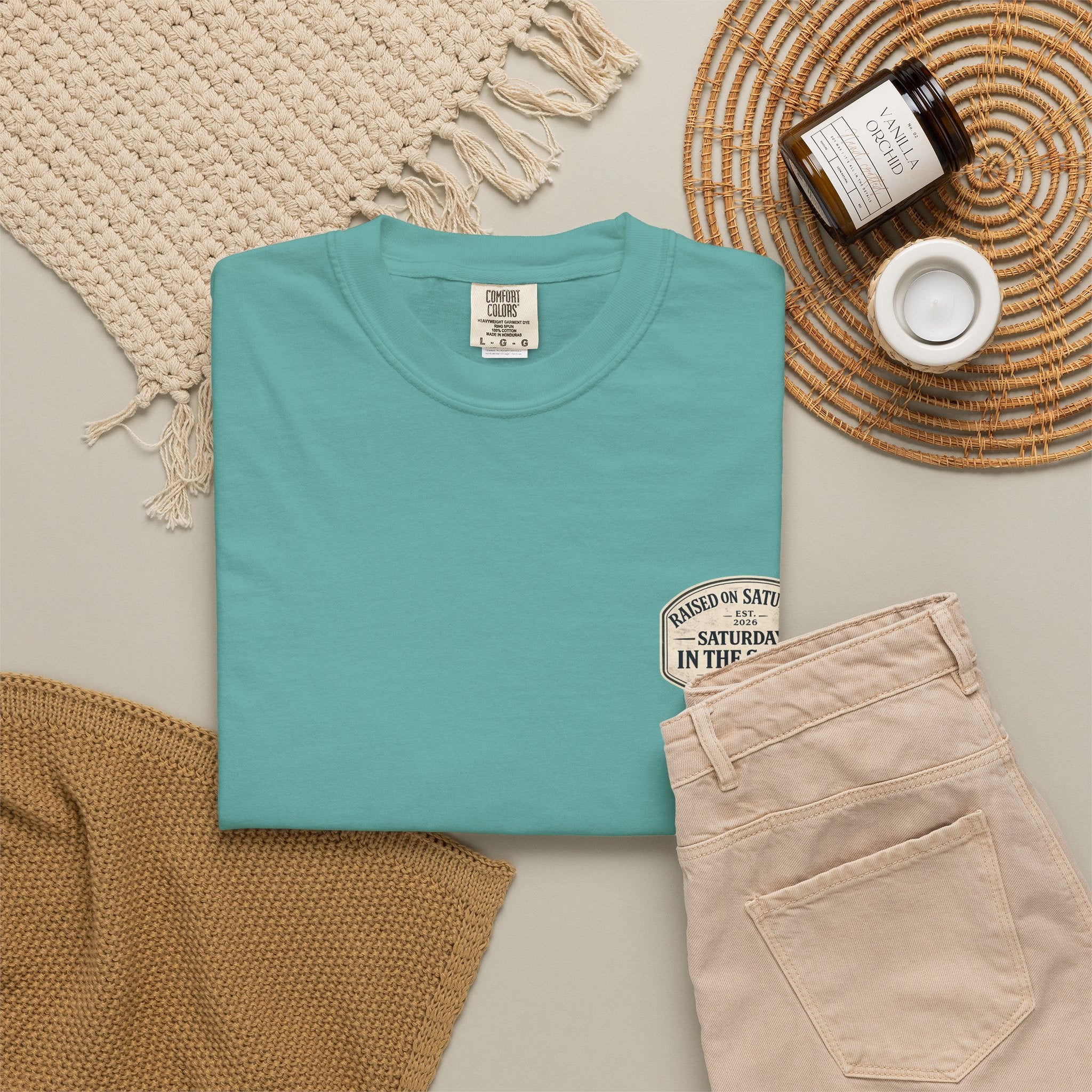 Raised On Saturdays In The South Classic T-Shirt- Fishin Season