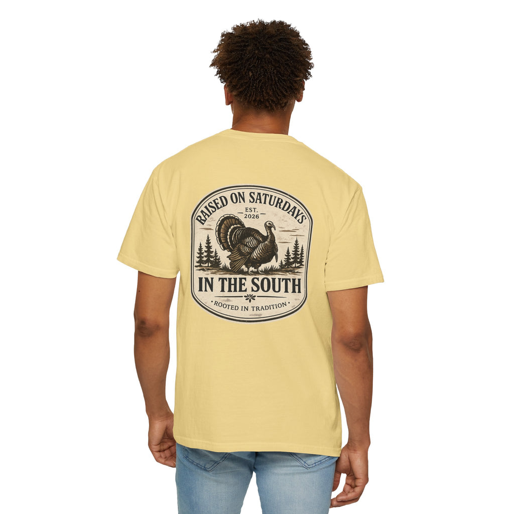 Raised On Saturdays In The South Southern Turkey Hunting T-Shirt
