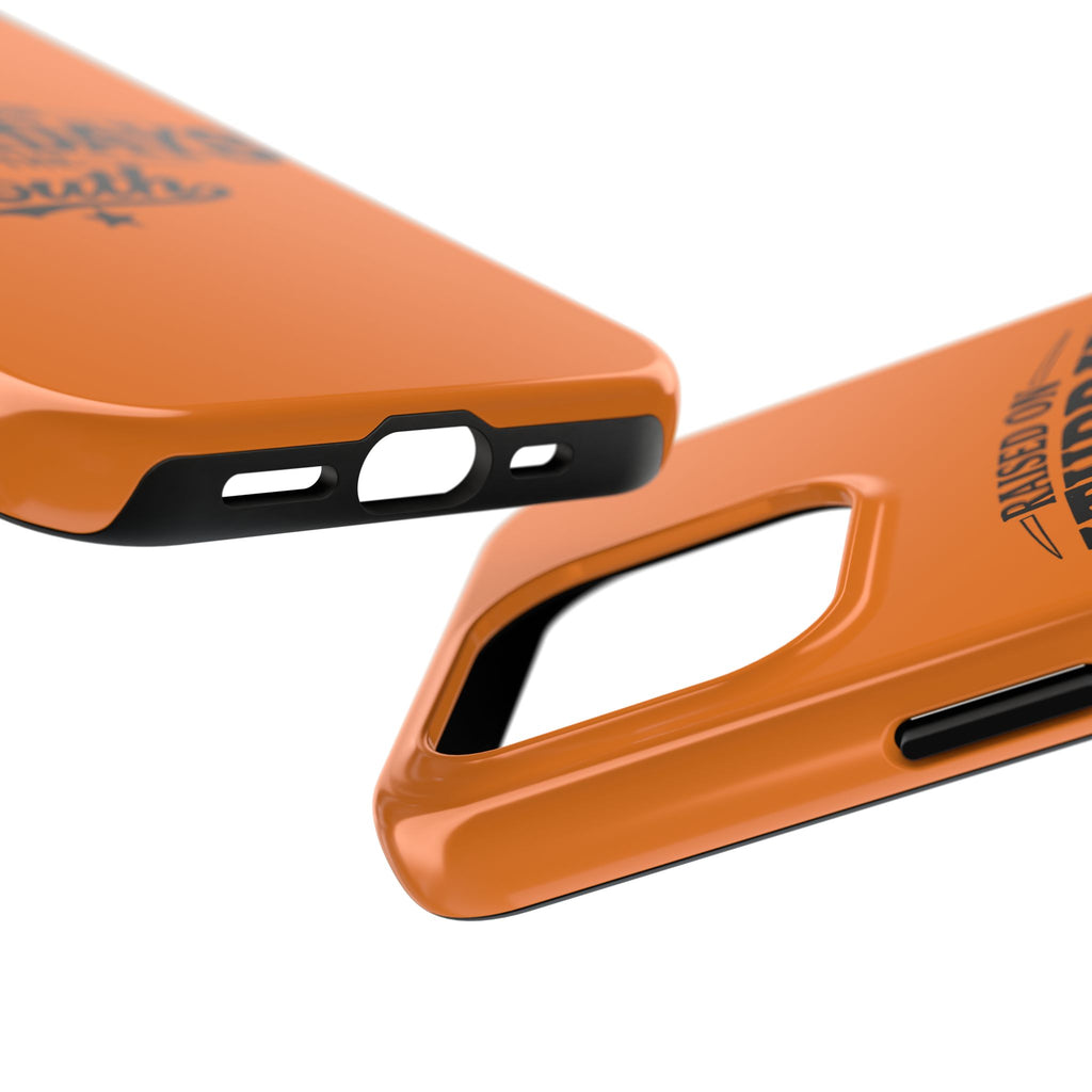 Raised On Saturdays In The South Phone Case-(orange)