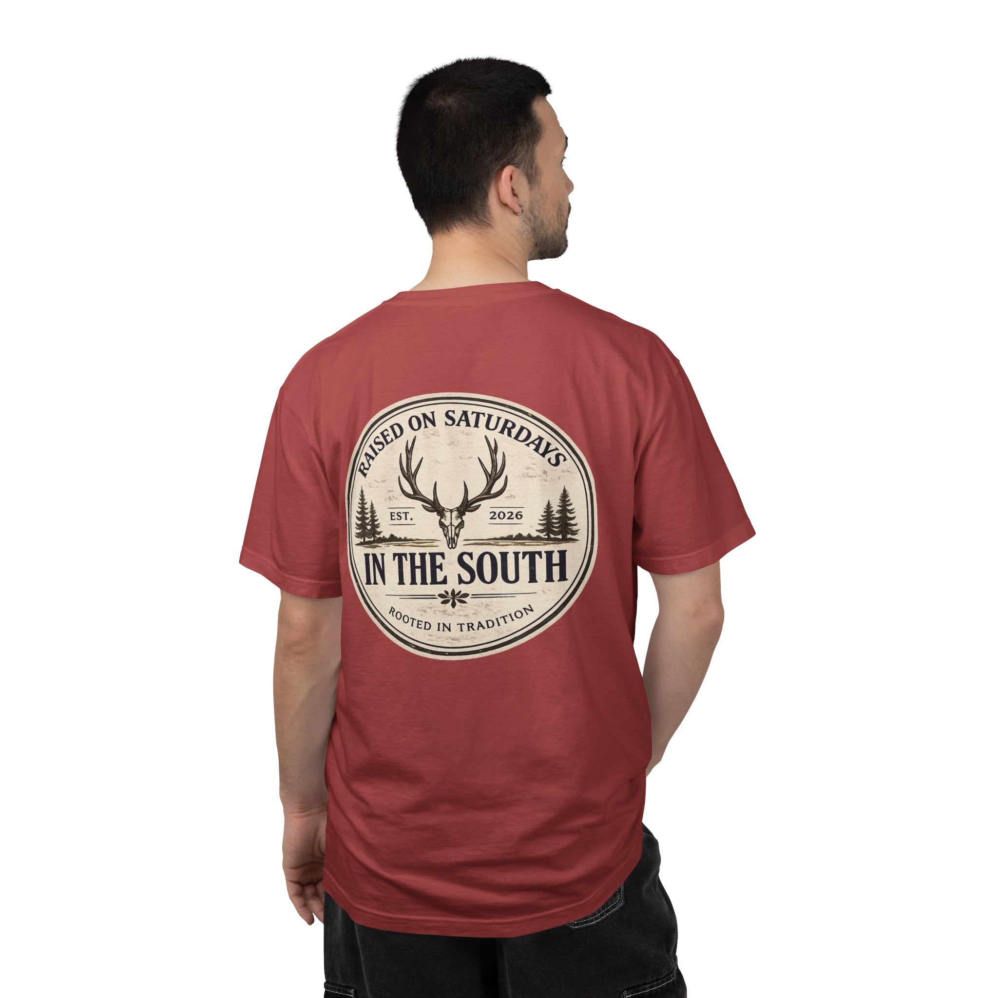 Raised On Saturdays In The South Classic T-Shirt — Deer Season