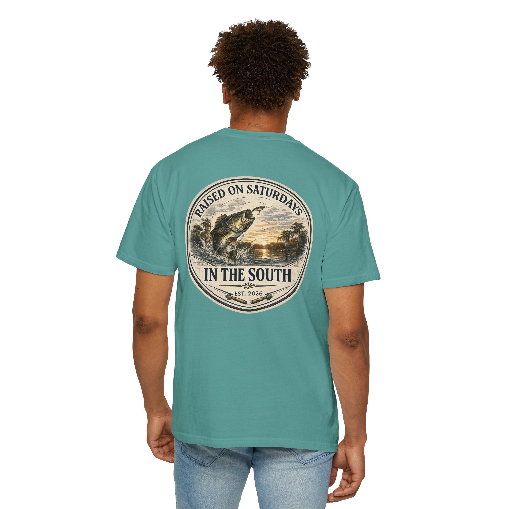 Raised On Saturdays In The South Classic T-Shirt- Fishin Season