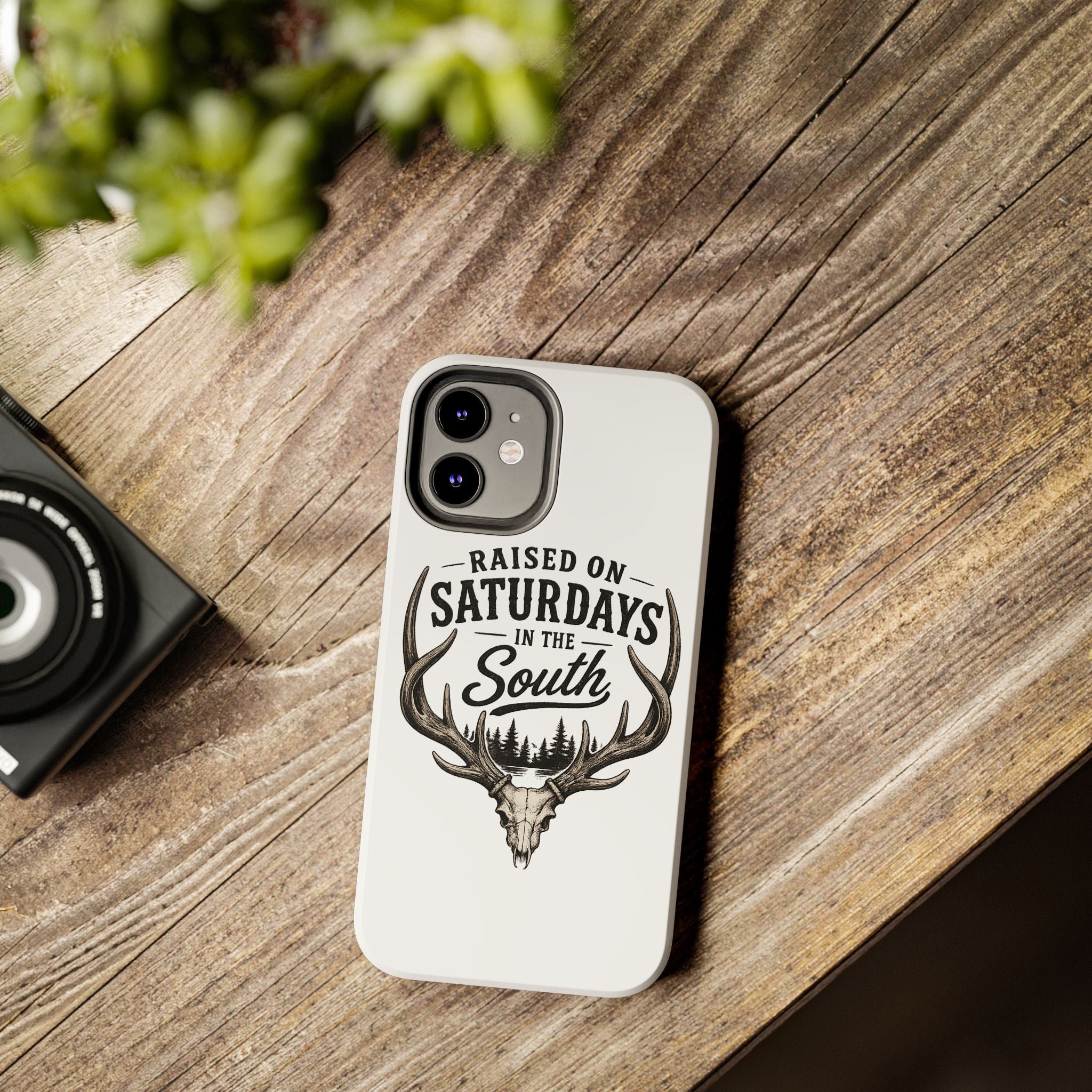 The Spreads Runs Deep In The Woods Phone Case-(white)