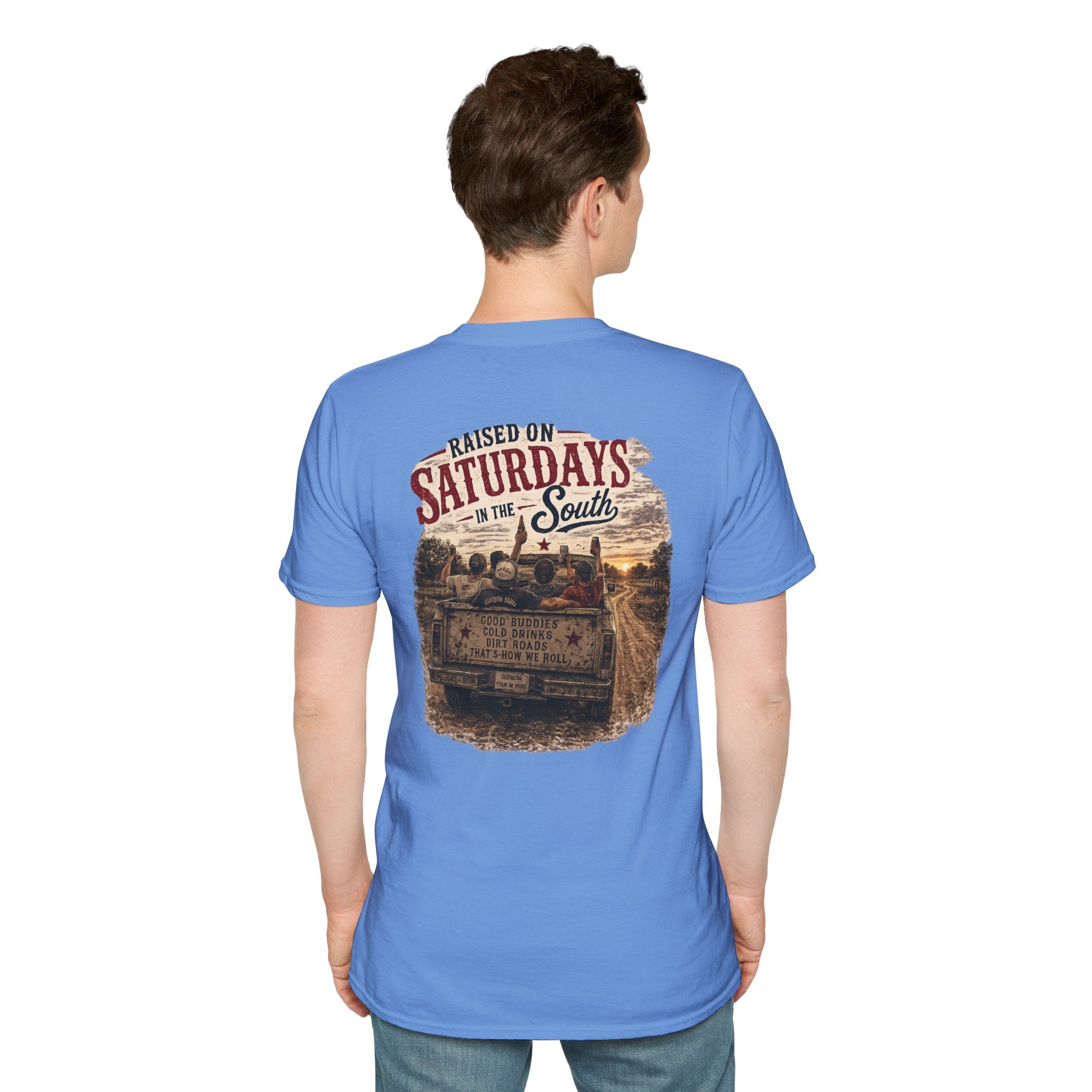 Raised On Saturdays In The South Vintage T-Shirt - Good Riding Buddies