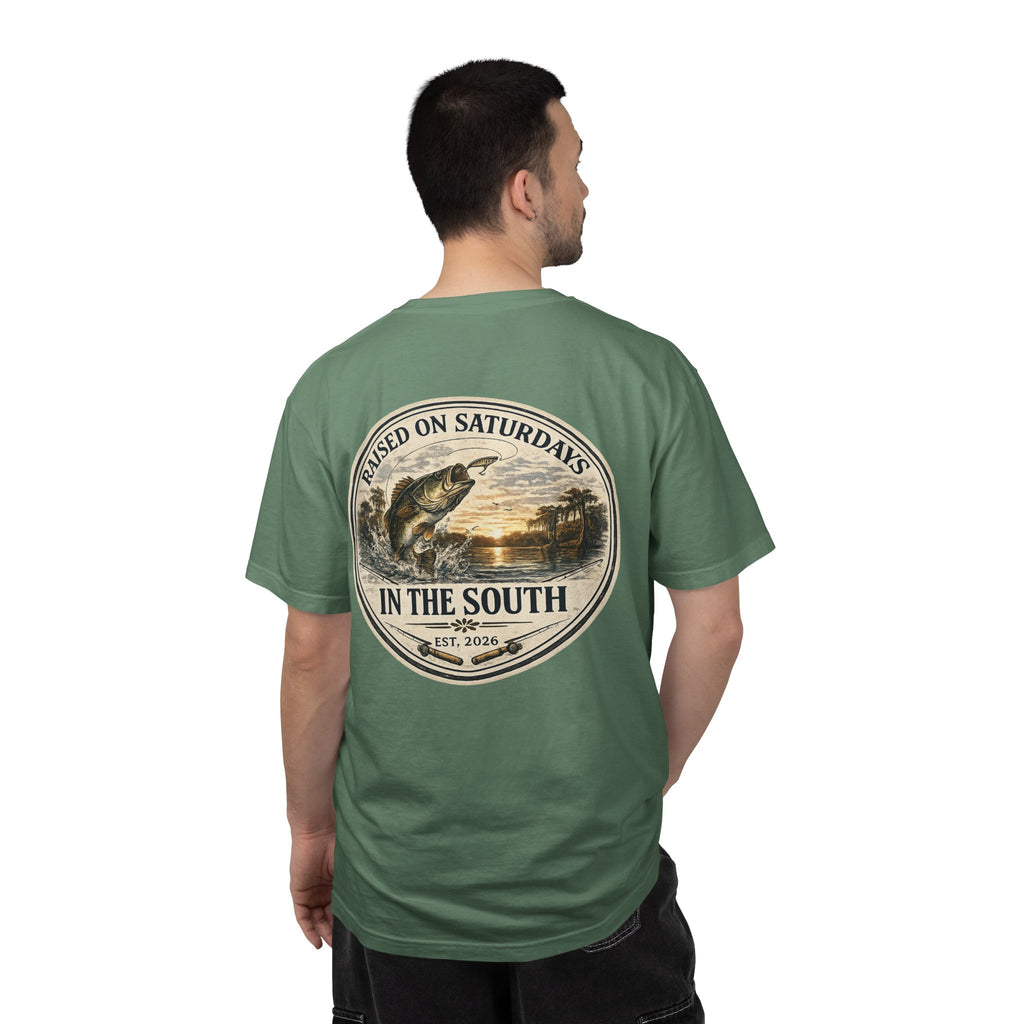 Raised On Saturdays In The South Classic T-Shirt- Fishin Season