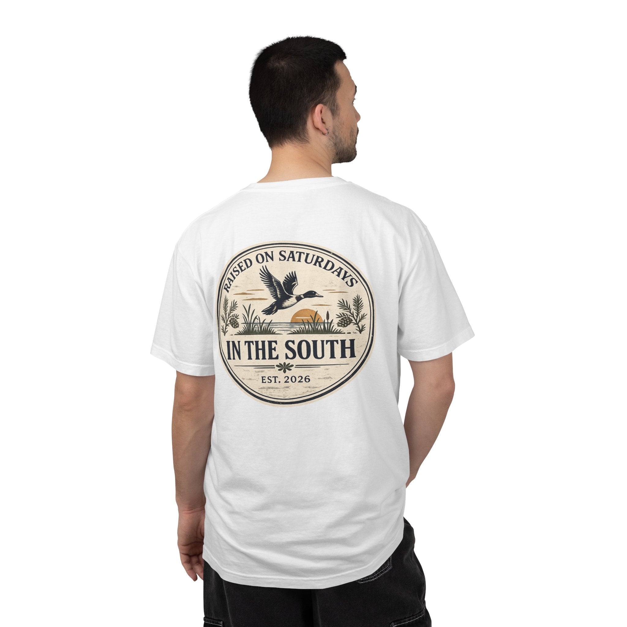 Raised On Saturdays In The South Classic T-Shirt - Duck Season