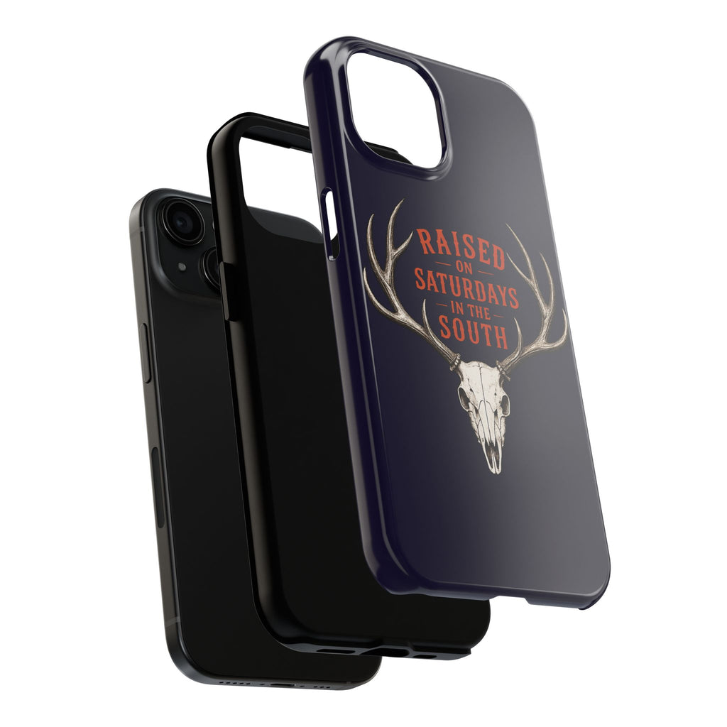 The Spreads Runs Deep In The Woods Phone Case-(blue)