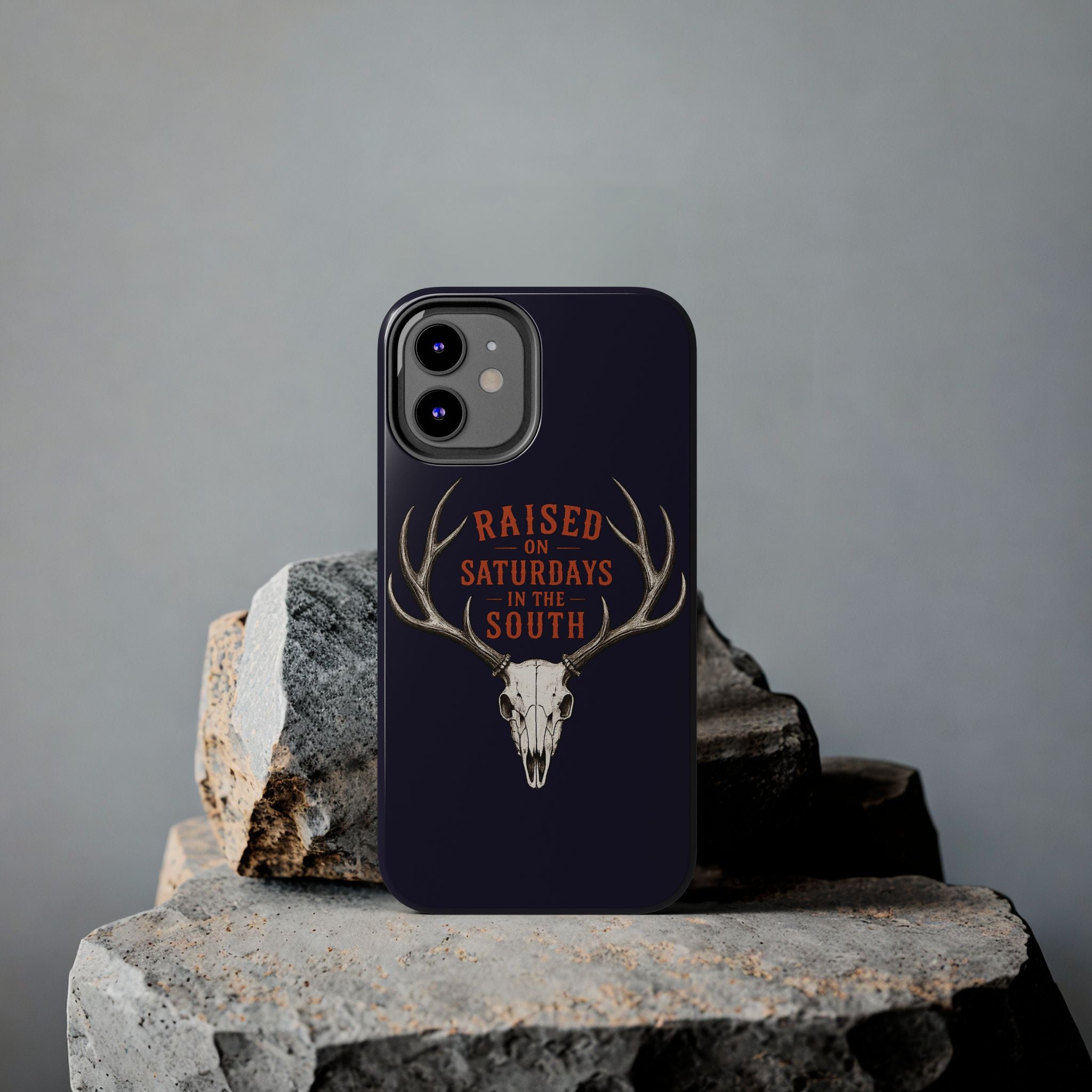 The Spreads Runs Deep In The Woods Phone Case-(blue)
