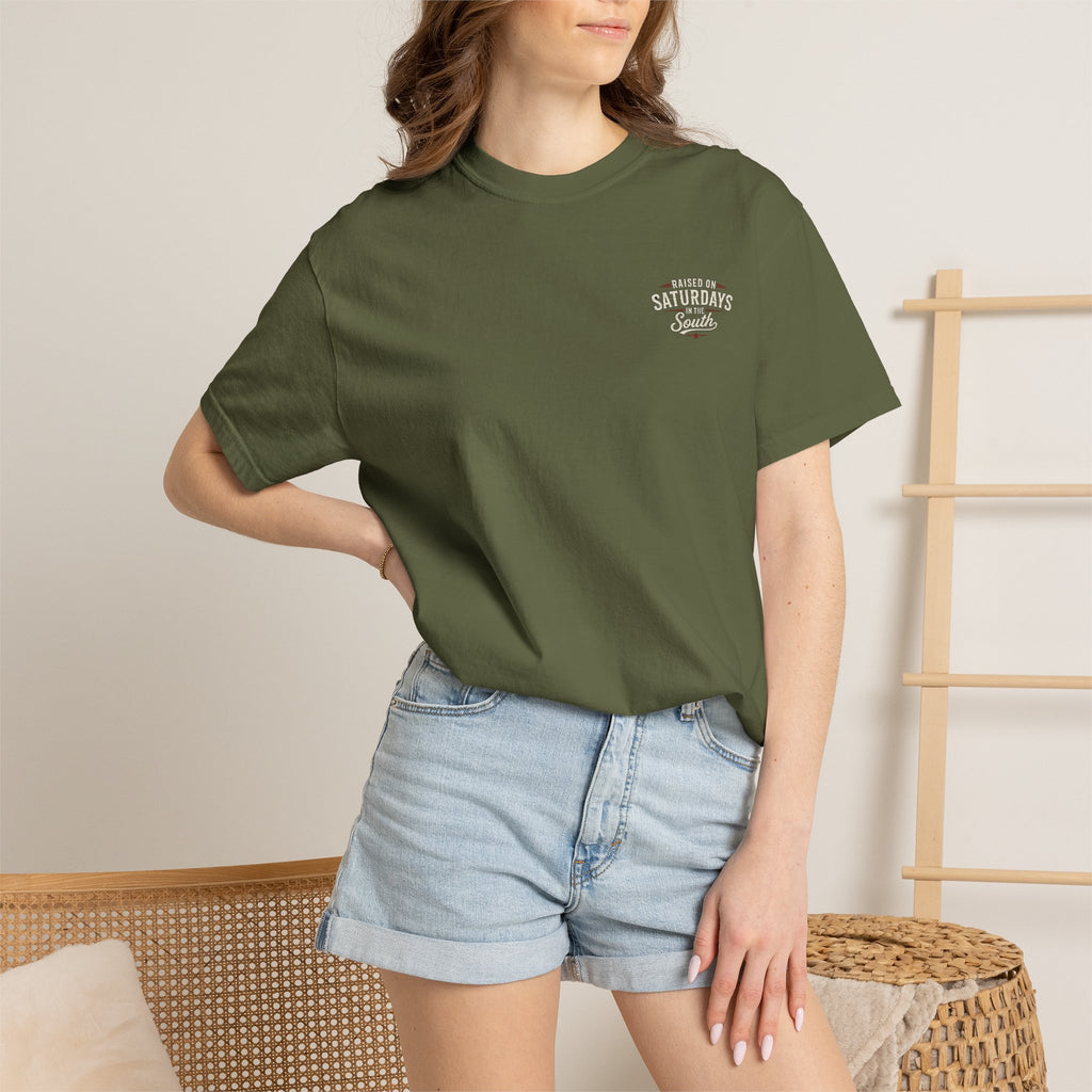 Raised On Saturdays In The South T-Shirt — Southern Freedom-4th Of July Collection