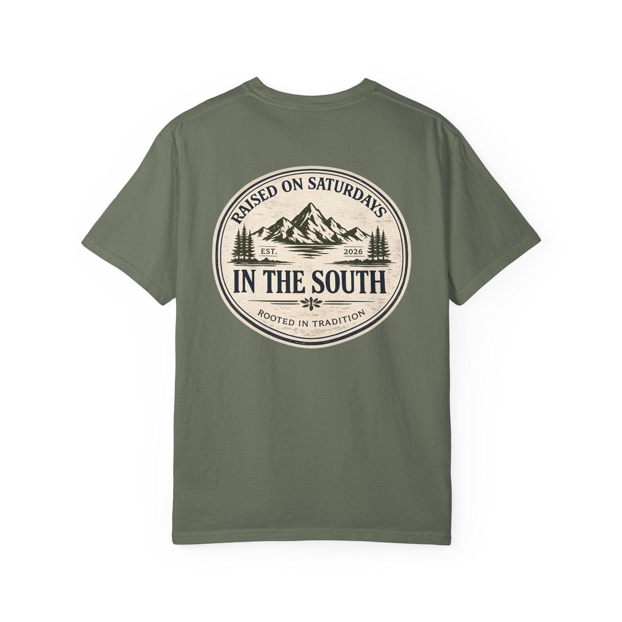 Raised On Saturdays In The South Classic T-Shirt-Mountain Seasons