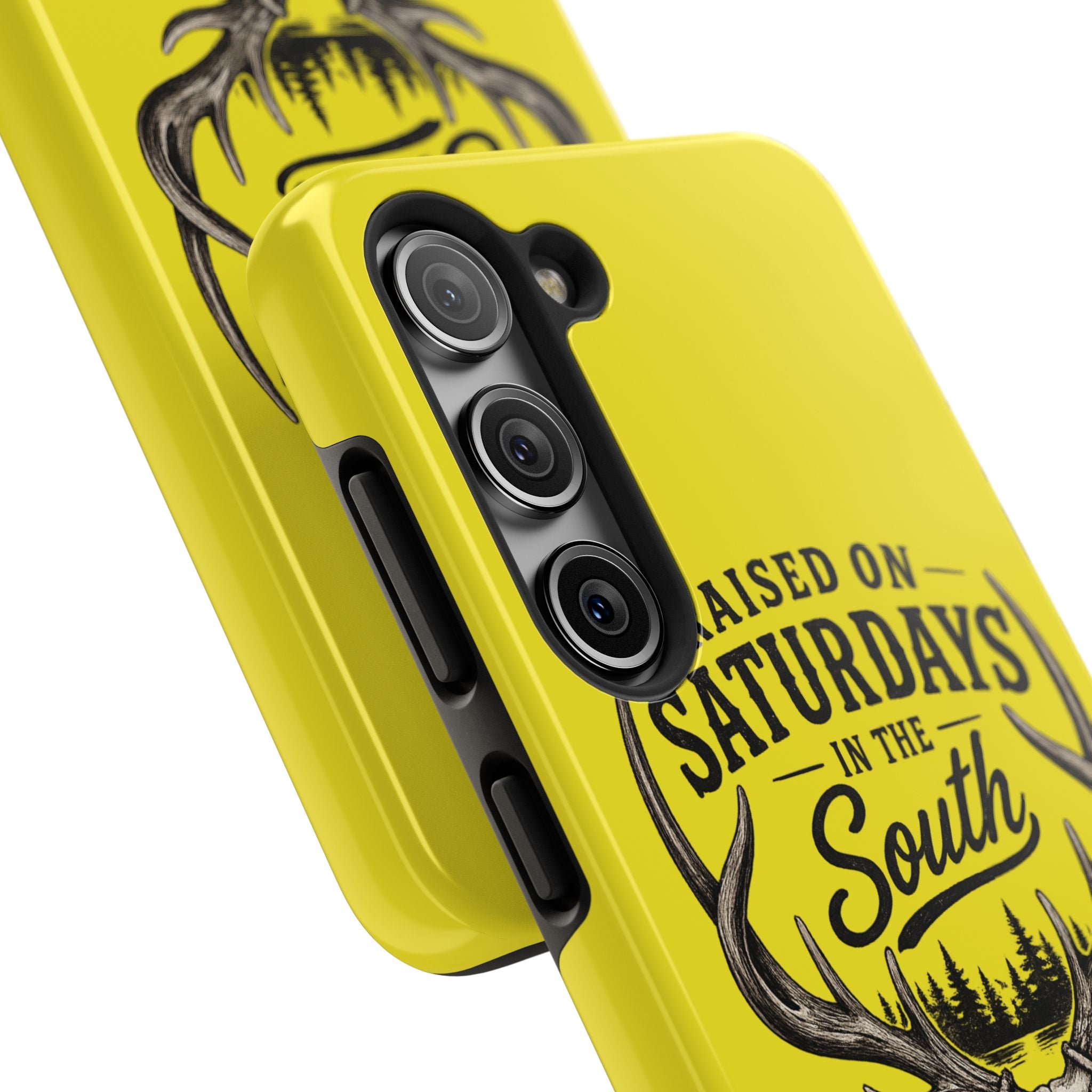 Raised On Saturdays In The South Phone Case-Spread Runs Deep In The Woods-(yellow)