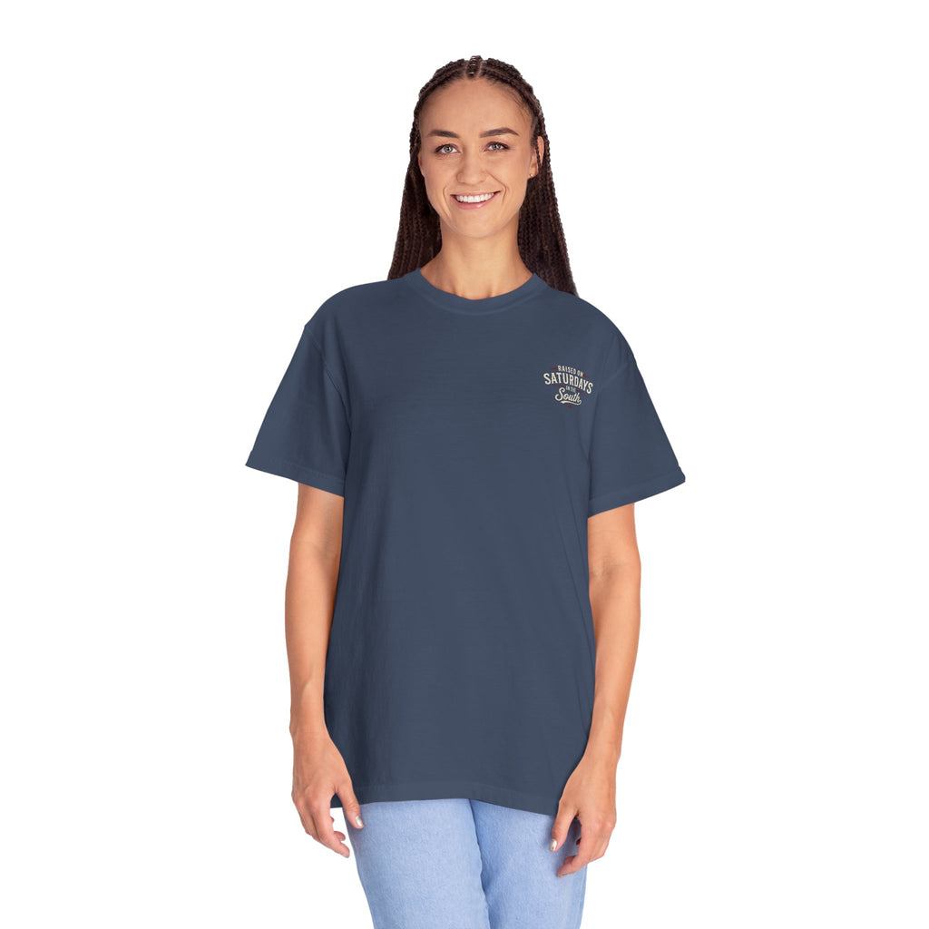 Raised On Saturdays In The South T-Shirt — Relaxing Saturday Morning In The Mountains
